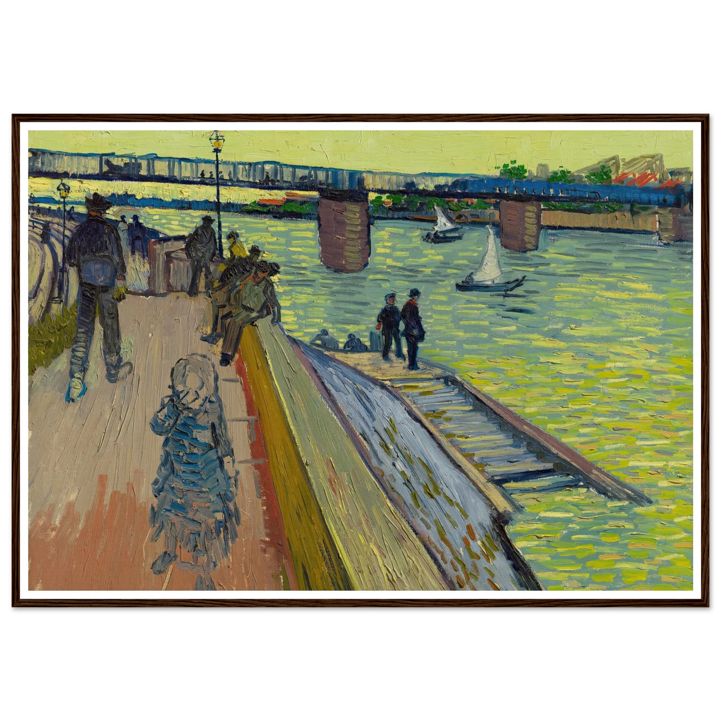 Le pont de Trinquetaille (1888) Art Print | Vincent van Gogh-Quipham Collections
