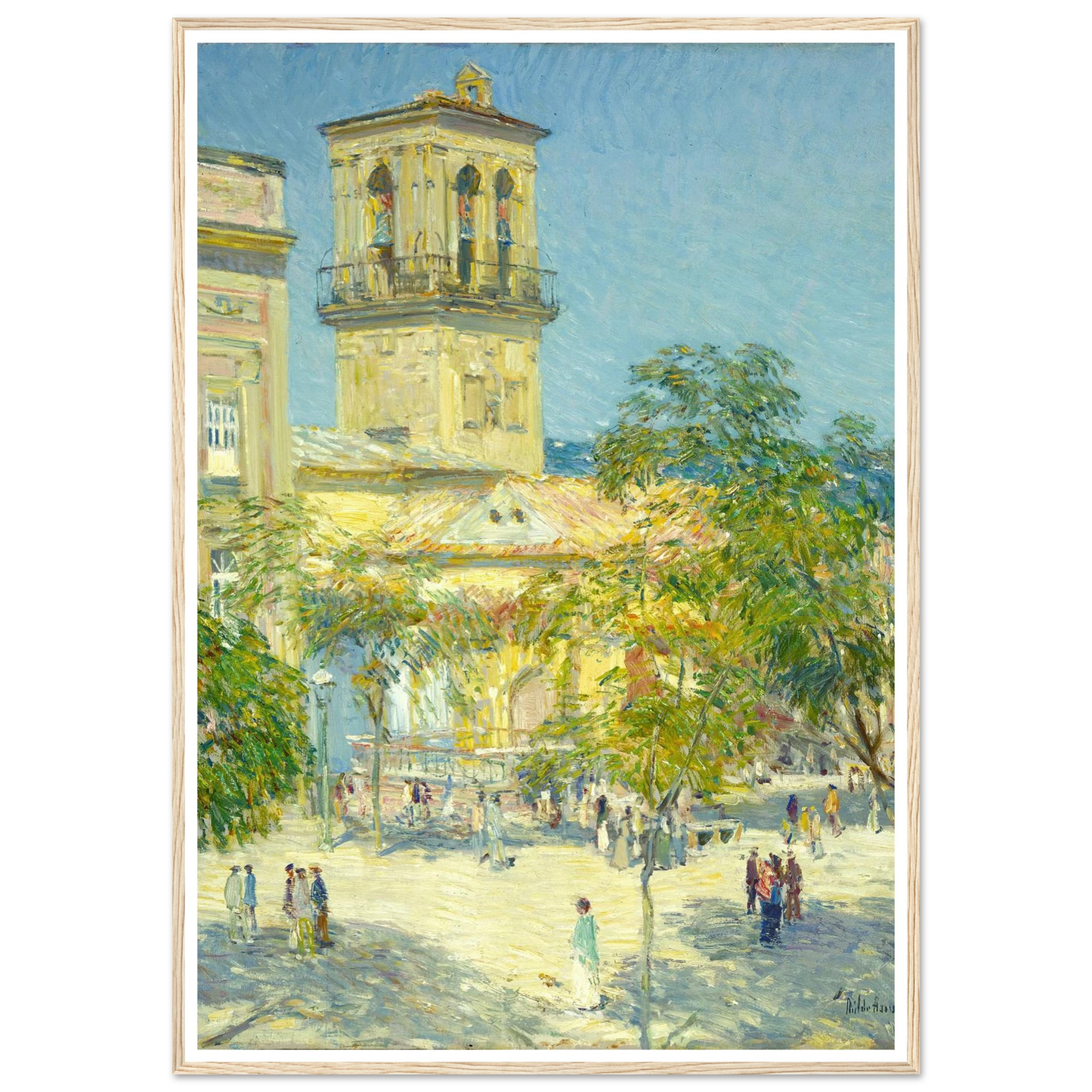 Street of the Great Captain, Córdoba (1910) Art Print | Childe Hassam-Quipham Collections