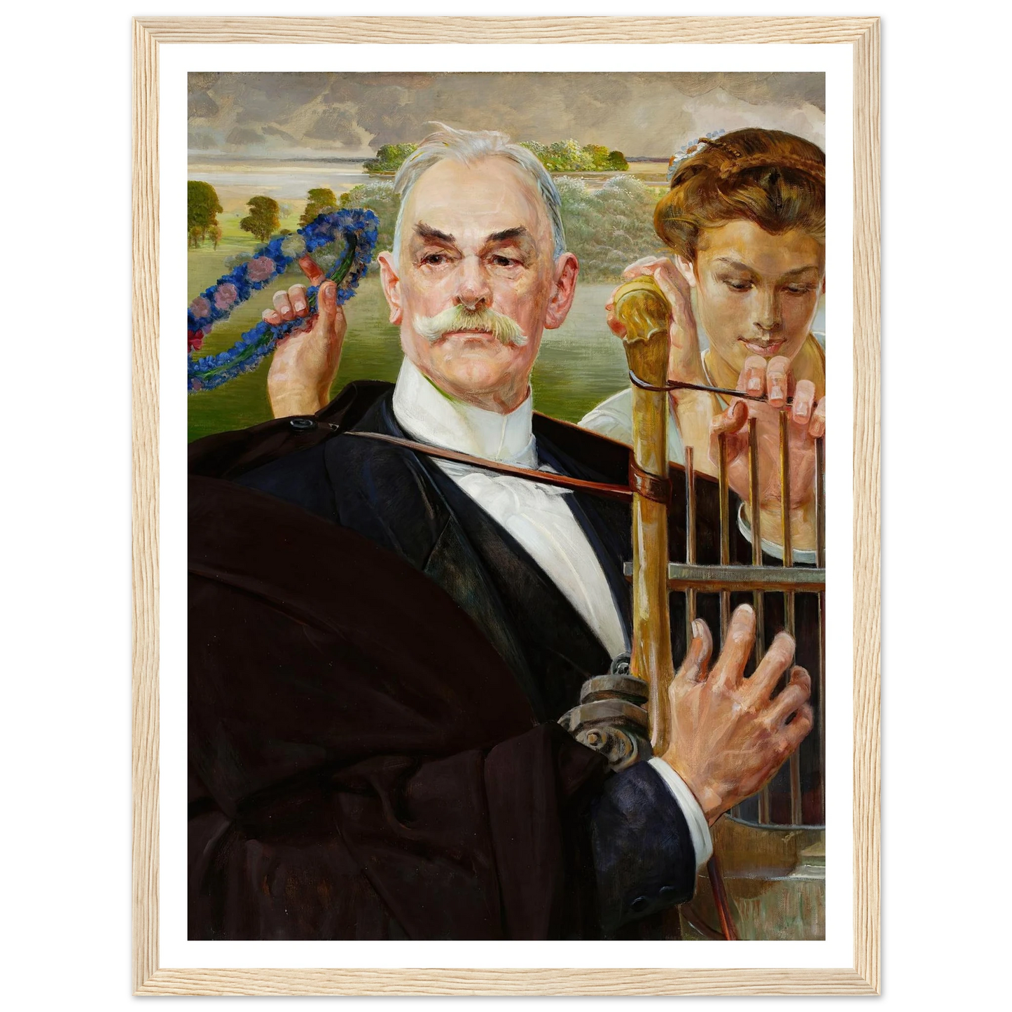 Portrait of Władysław Żeleński (1908) Art Print | Jacek Malczewski-Quipham Collections