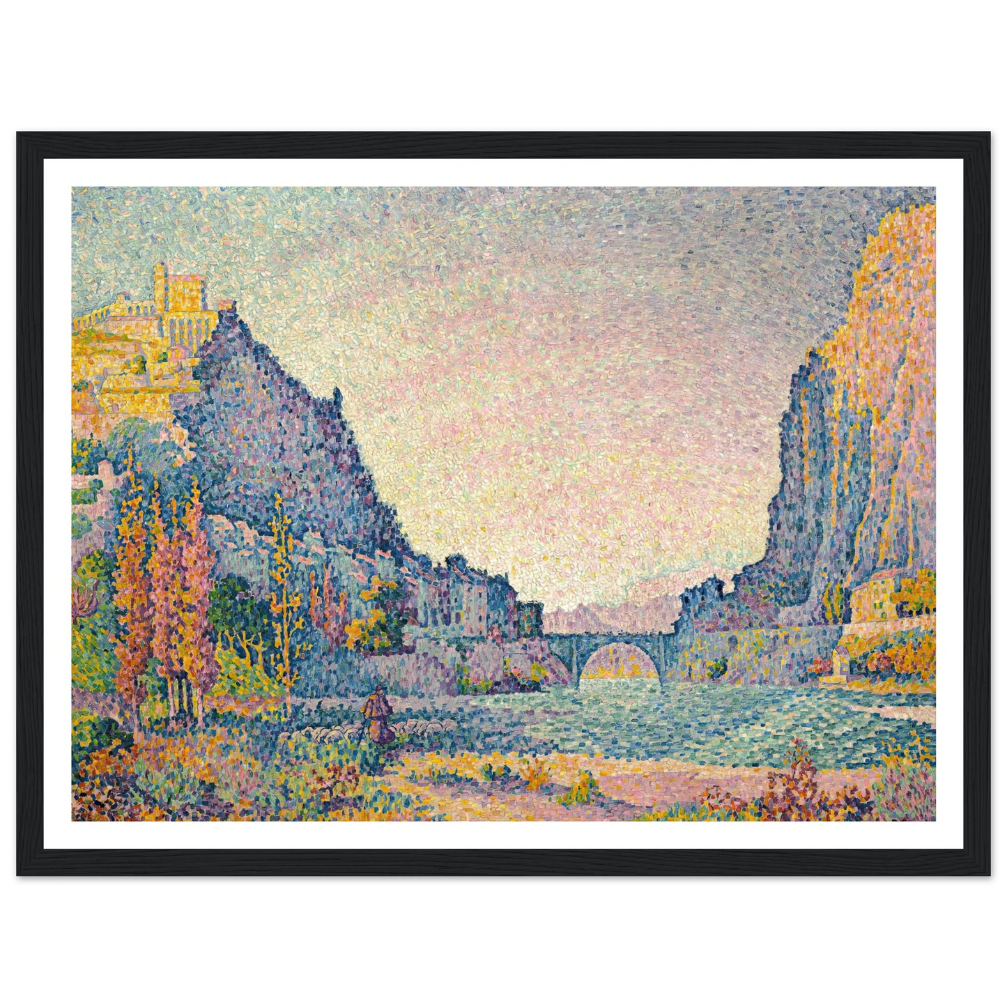Sisteron (1902) Art Print | Paul Signac-Quipham Collections