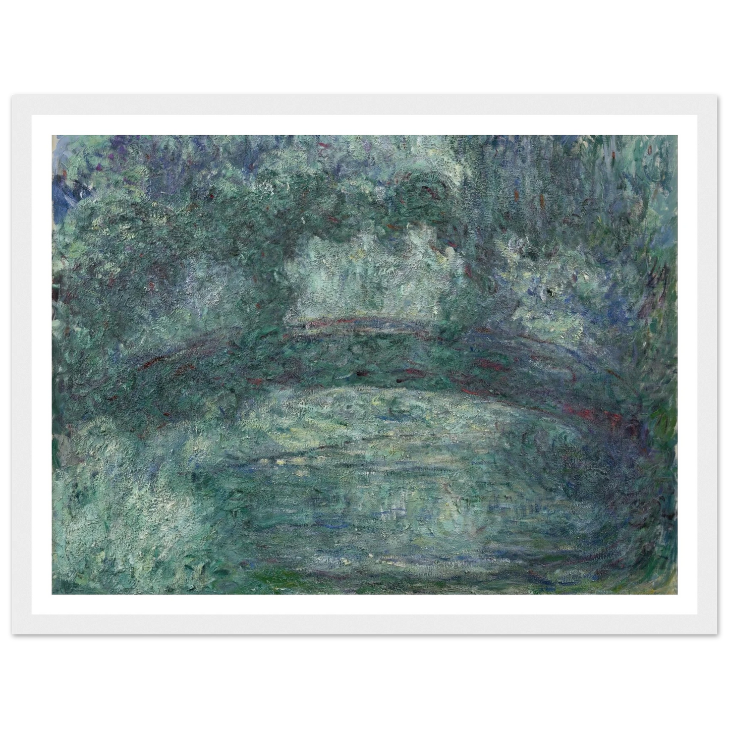 The Japanese bridge (1919-1924) Art Print | Claude Monet-Quipham Collections