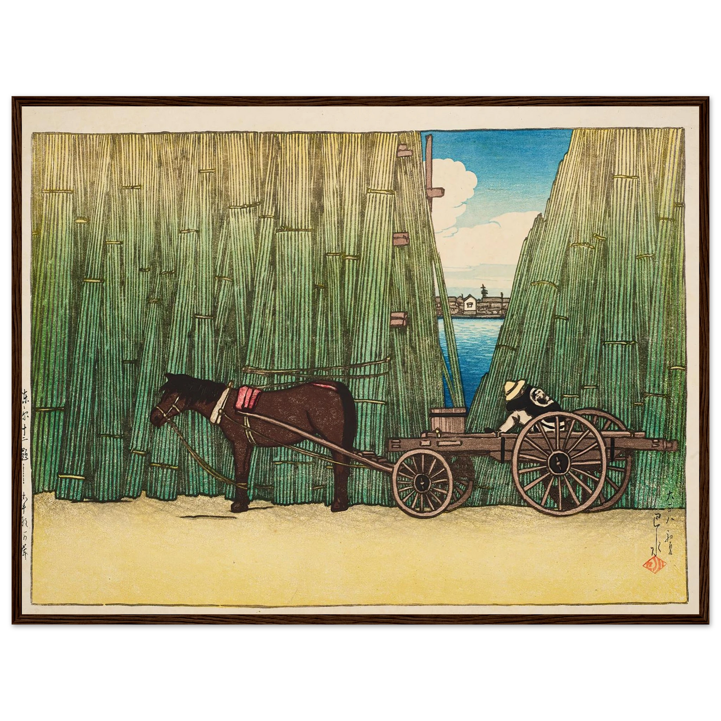 Komagata kashi (River bank, Komagata) (1919) Art Print | Kawase Hasui-Quipham Collections