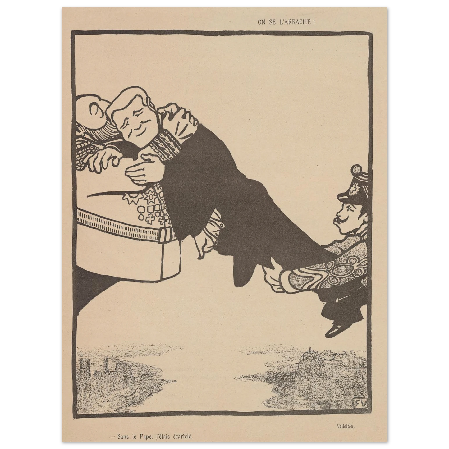 25 juillet 1903. Art Print | Felix Vallotton-Quipham Collections