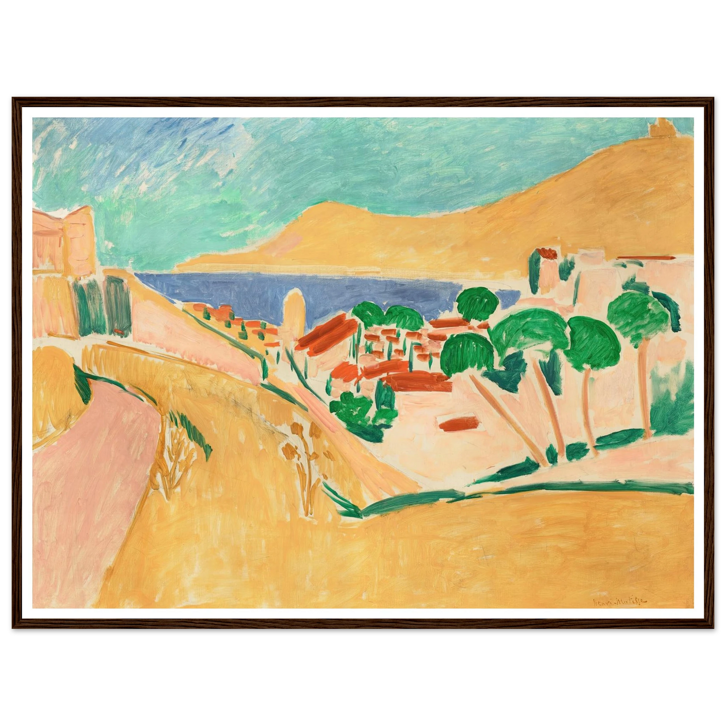 Collioure en août (circa 1911) Art Print | Henri Matisse-Quipham Collections