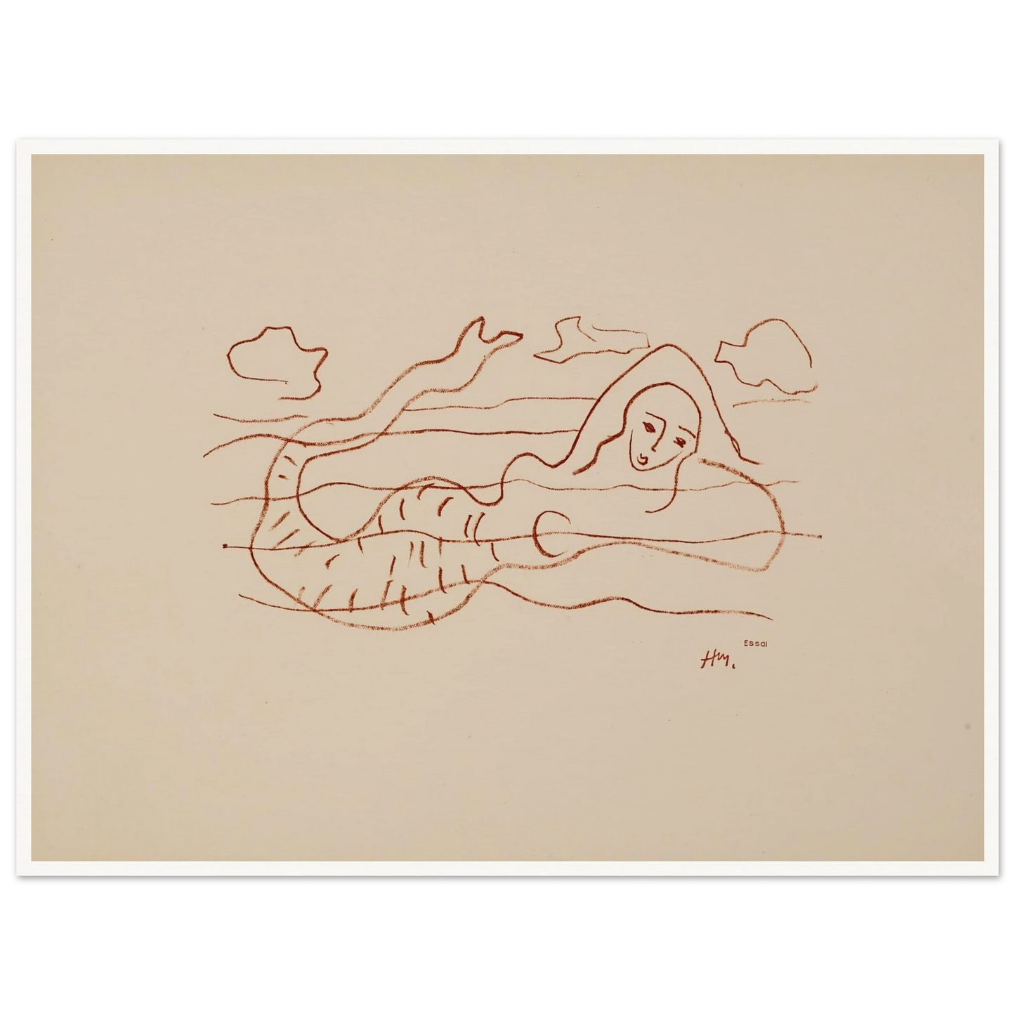 Sirènes (1942) Art Print | Henri Matisse-Quipham Collections