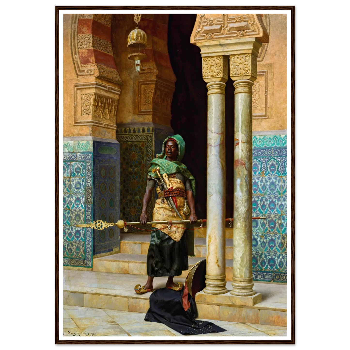 The Nubian Guard (1902) Art Print | Ludwig Deutsch-Quipham Collections