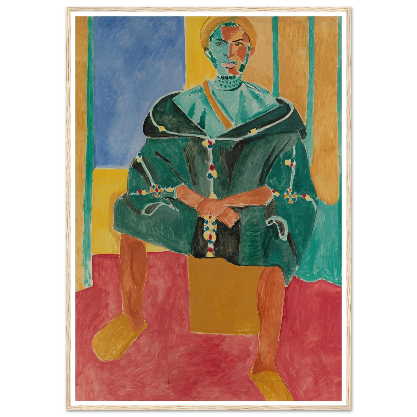 Seated Riffian (Le Rifain assis) (1912) Art Print | Henri Matisse-Quipham Collections