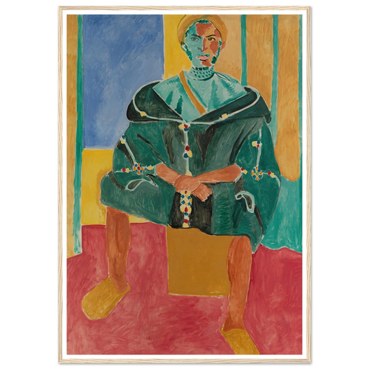 Seated Riffian (Le Rifain assis) (1912) Art Print | Henri Matisse-Quipham Collections