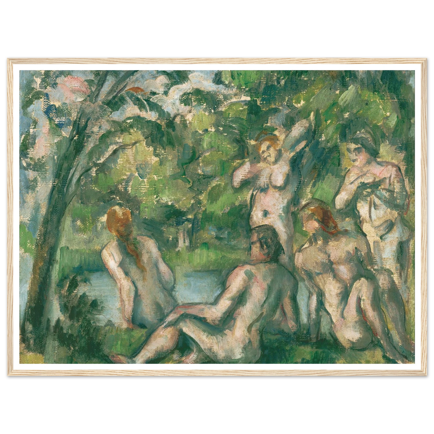 Bathers 2 Art Print | Paul Cezanne-Quipham Collections