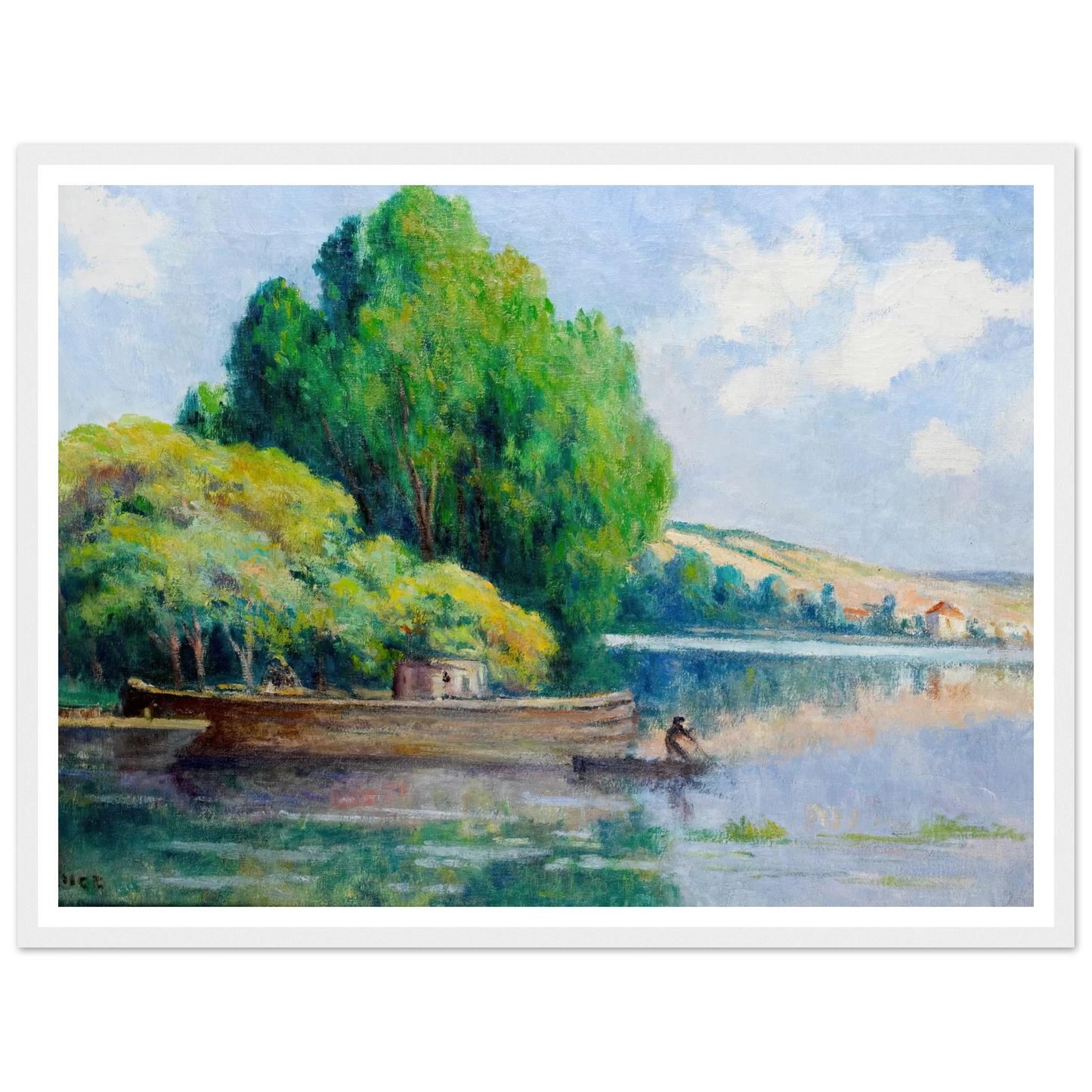 Rivière Art Print | Maximilien Luce-Quipham Collections