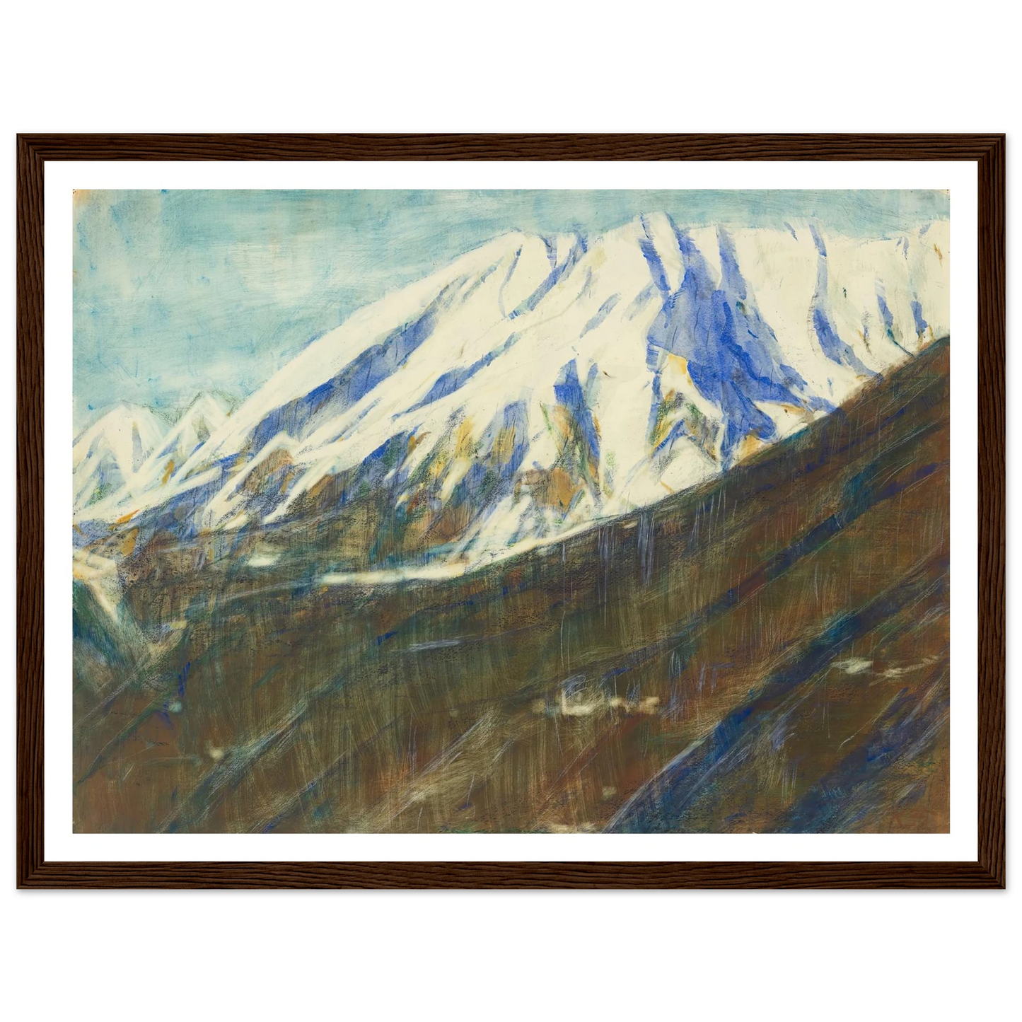 Ghiridone in the snow (Lago Maggiore) (1935) Art Print | Christian Rohlfs-Quipham Collections