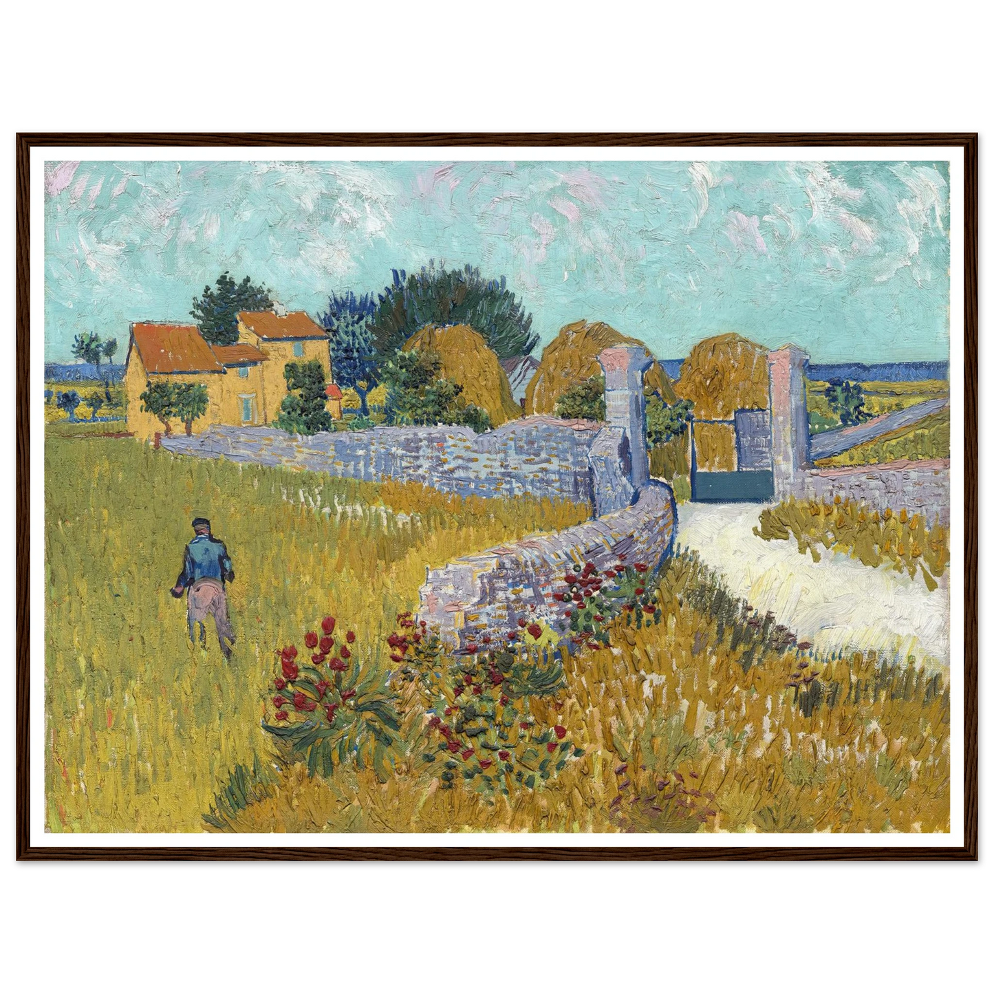 Farmhouse in Provence (1888) Art Print | Vincent van Gogh-Quipham Collections
