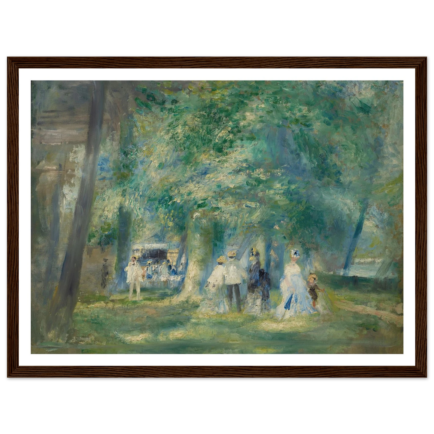 La fête à Saint-Cloud (1871) Art Print | Pierre Auguste Renoir-Quipham Collections