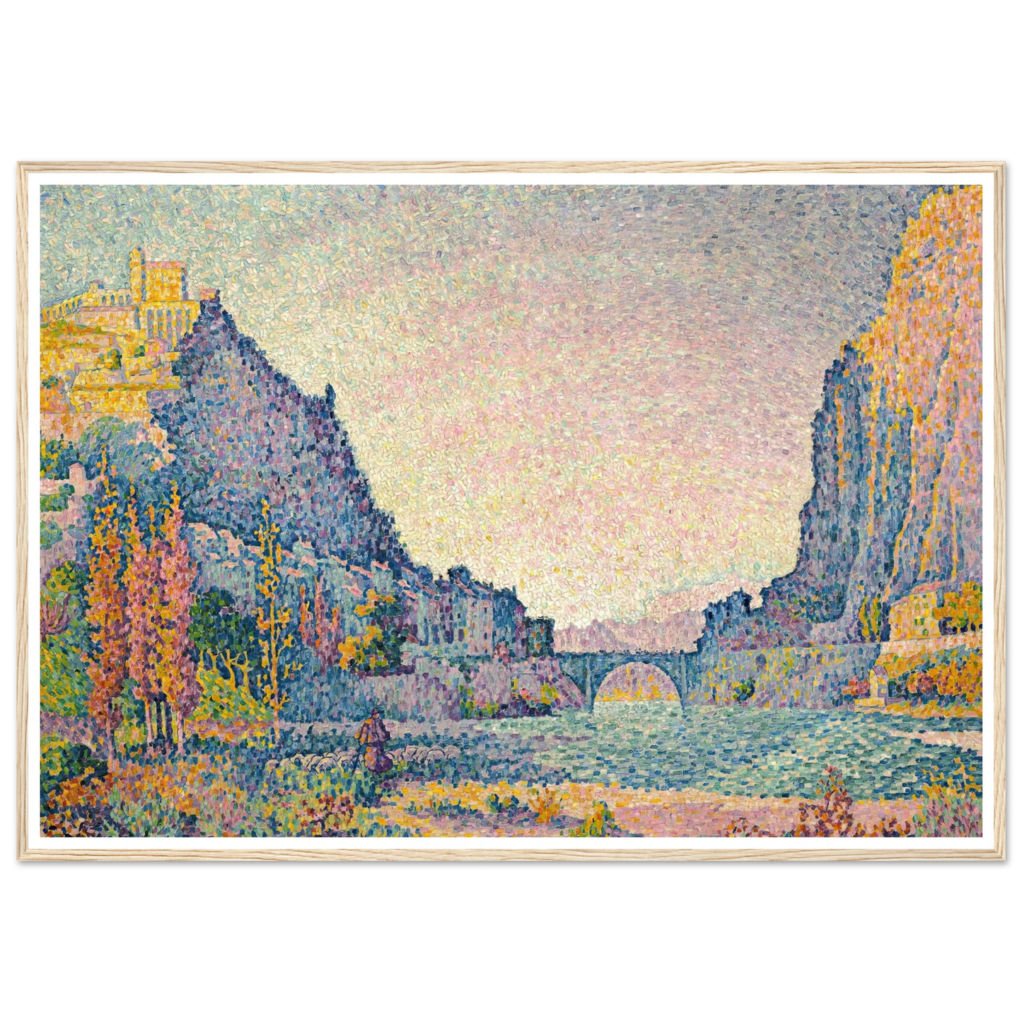 Sisteron (1902) Art Print | Paul Signac-Quipham Collections