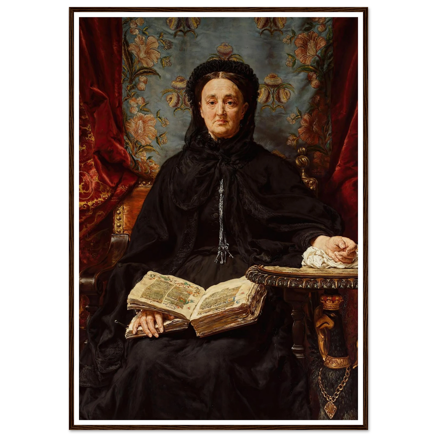 Portrait of Katarzyna Potocka née Branicka (1825–1907), wife of Adam (1890) Art Print | Jan Matejko-Quipham Collections