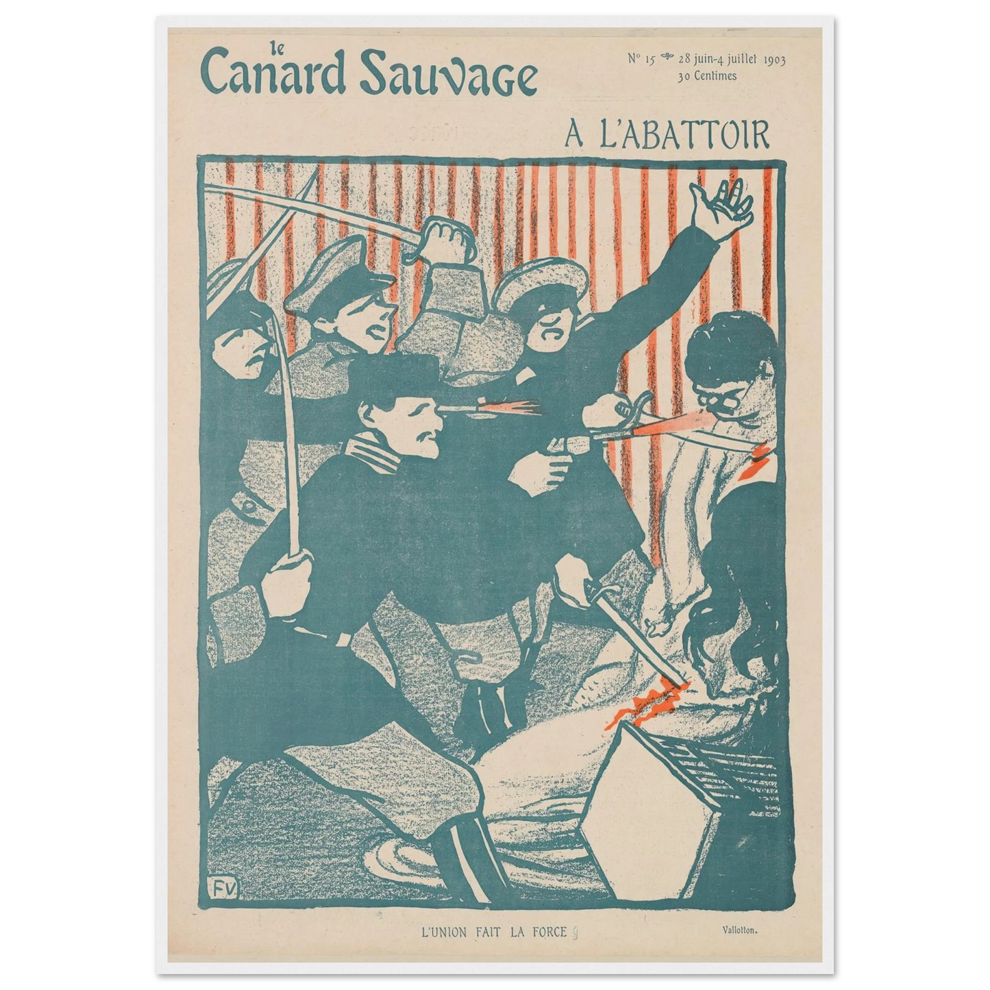 28 juin au 4 juillet 1903 Art Print | Felix Vallotton-Quipham Collections