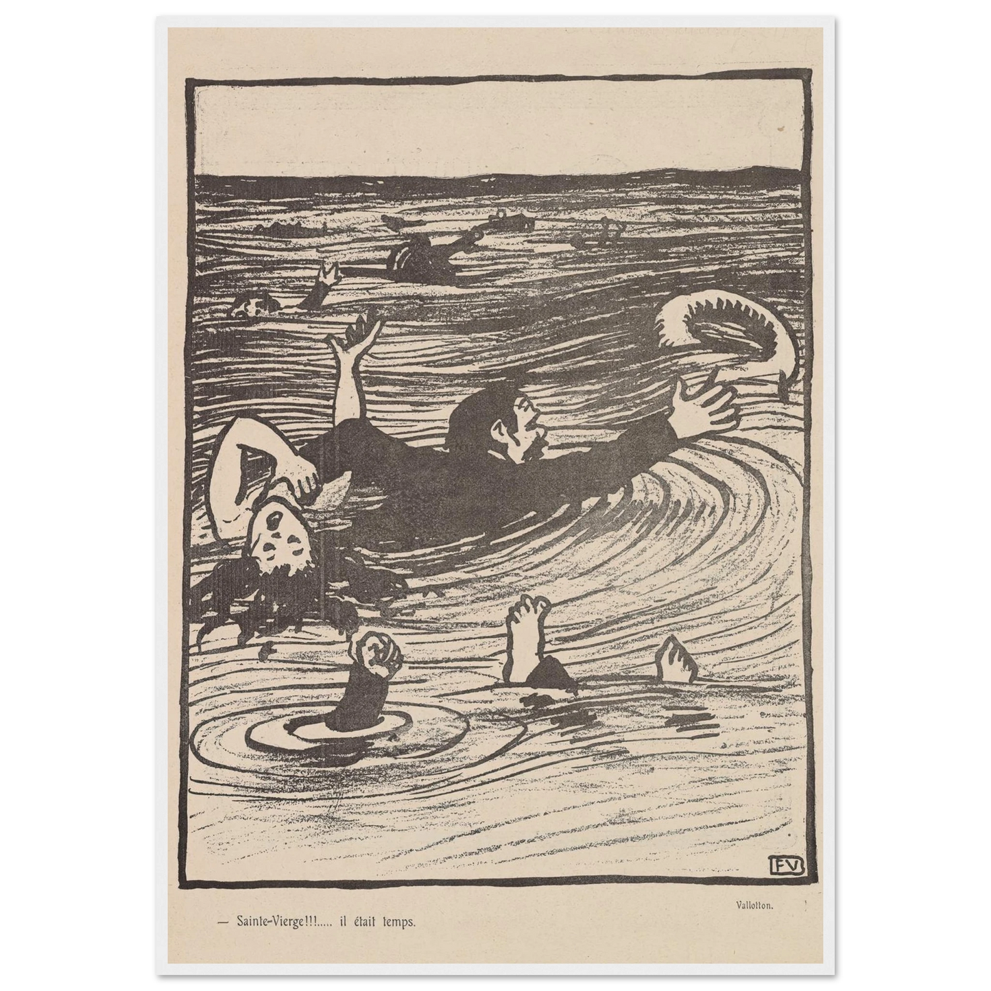 27 juin 1903 Art Print | Felix Vallotton-Quipham Collections