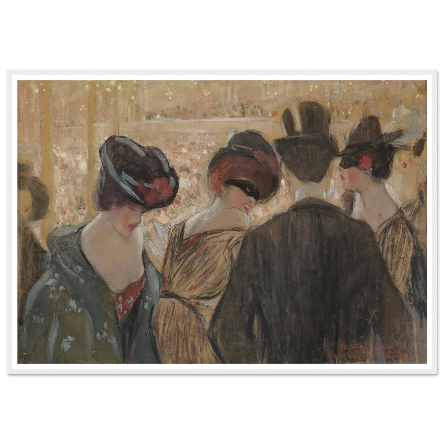 Bal-Bullier, Paris Art Print | Frederick Carl Frieseke-Quipham Collections