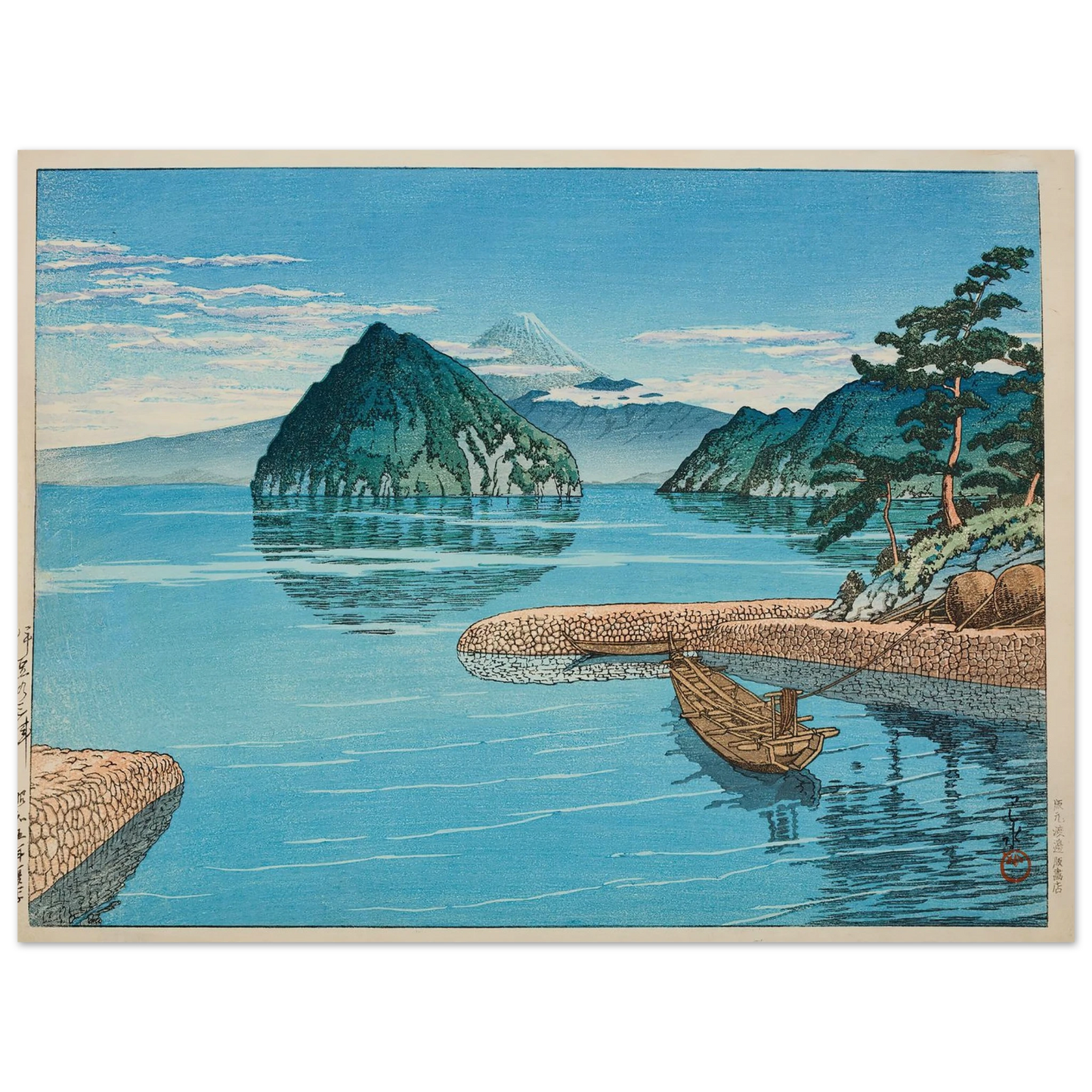 Mito, Izu (1930) Art Print | Kawase Hasui-Quipham Collections