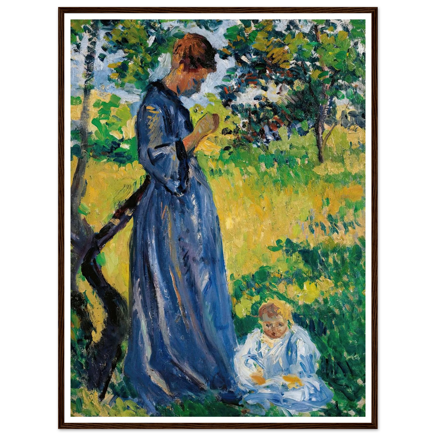 Poissy, Madame Dillon (1893) Art Print | Maximilien Luce-Quipham Collections