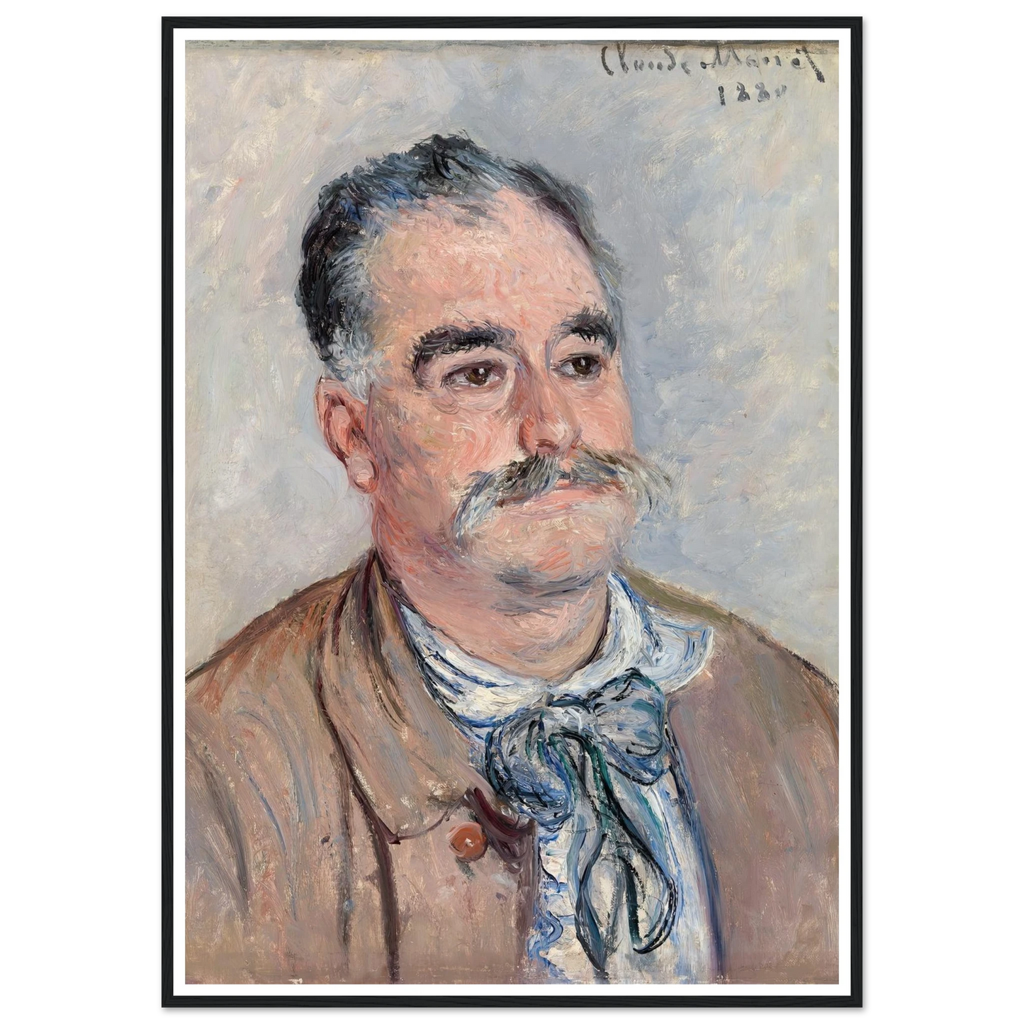 Monsieur Coqueret (Father) (1880) Art Print | Claude Monet-Quipham Collections