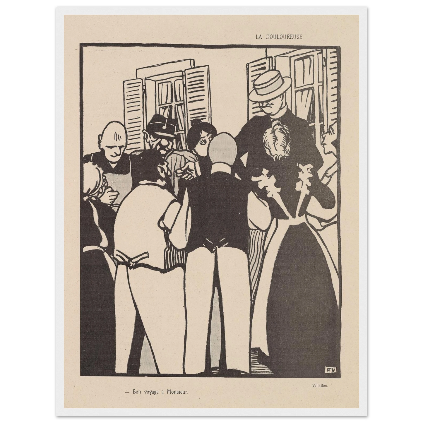 22 août 1903. Art Print | Felix Vallotton-Quipham Collections