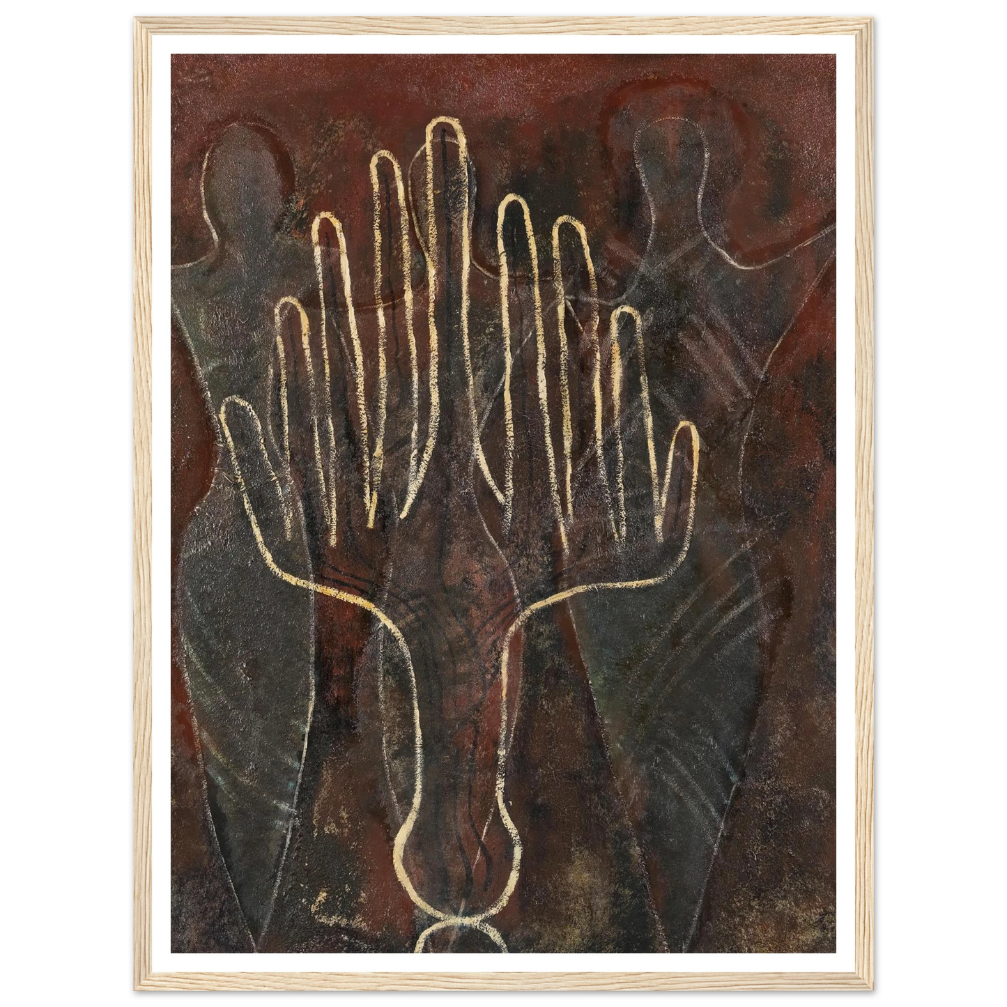 Mains et fantômes (1948) Art Print | Francis Picabia-Quipham Collections