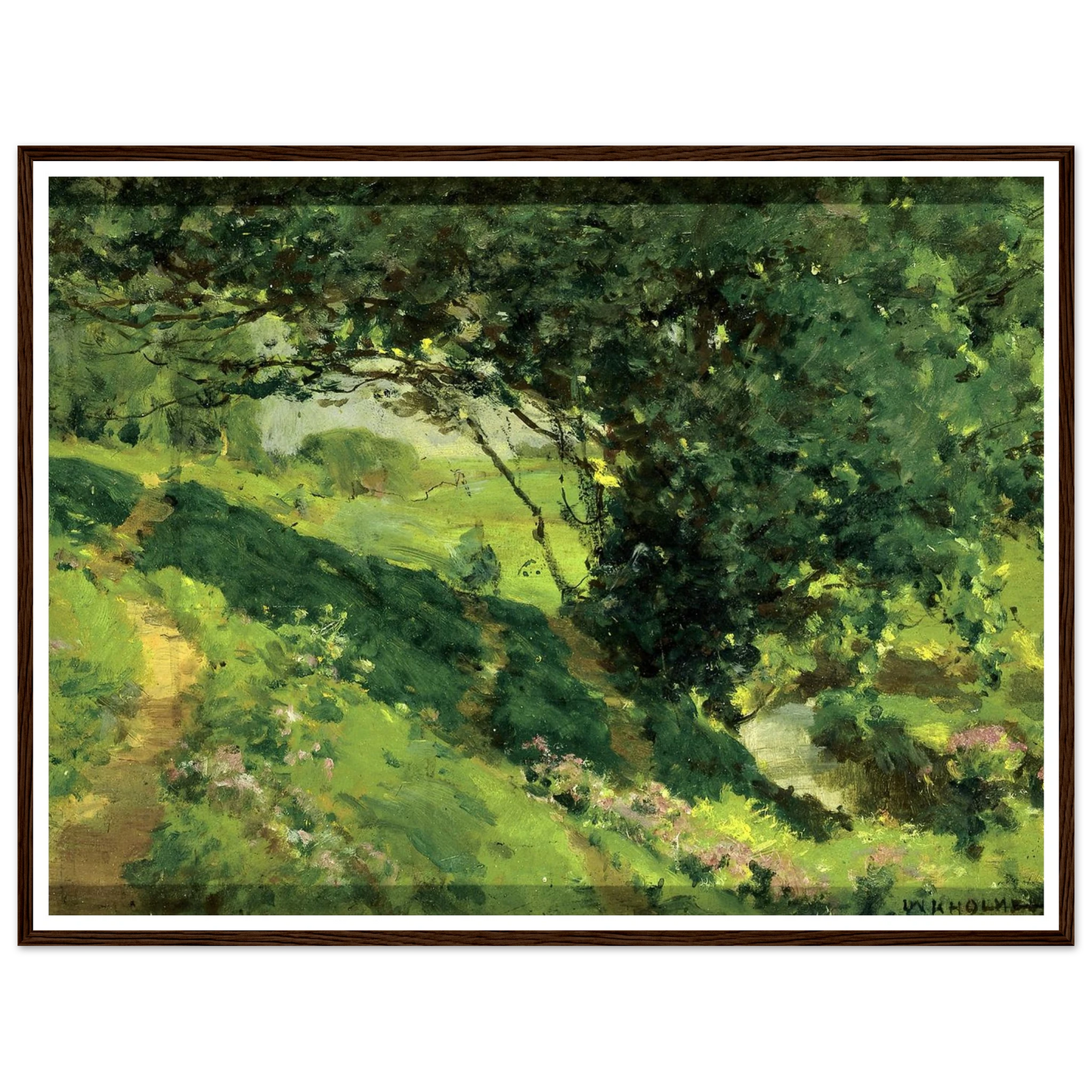 Original Sketch Of ‘the Wanderlusters’ Rest’ (ca. 1915) Art Print | William Henry Holmes-Quipham Collections