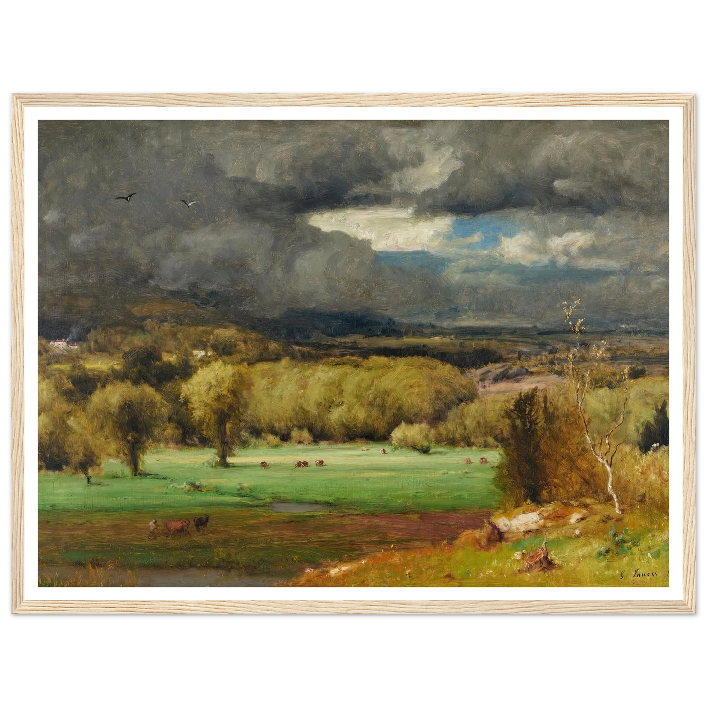 The Coming Storm (1878) Art Print | George Inness-Quipham Collections