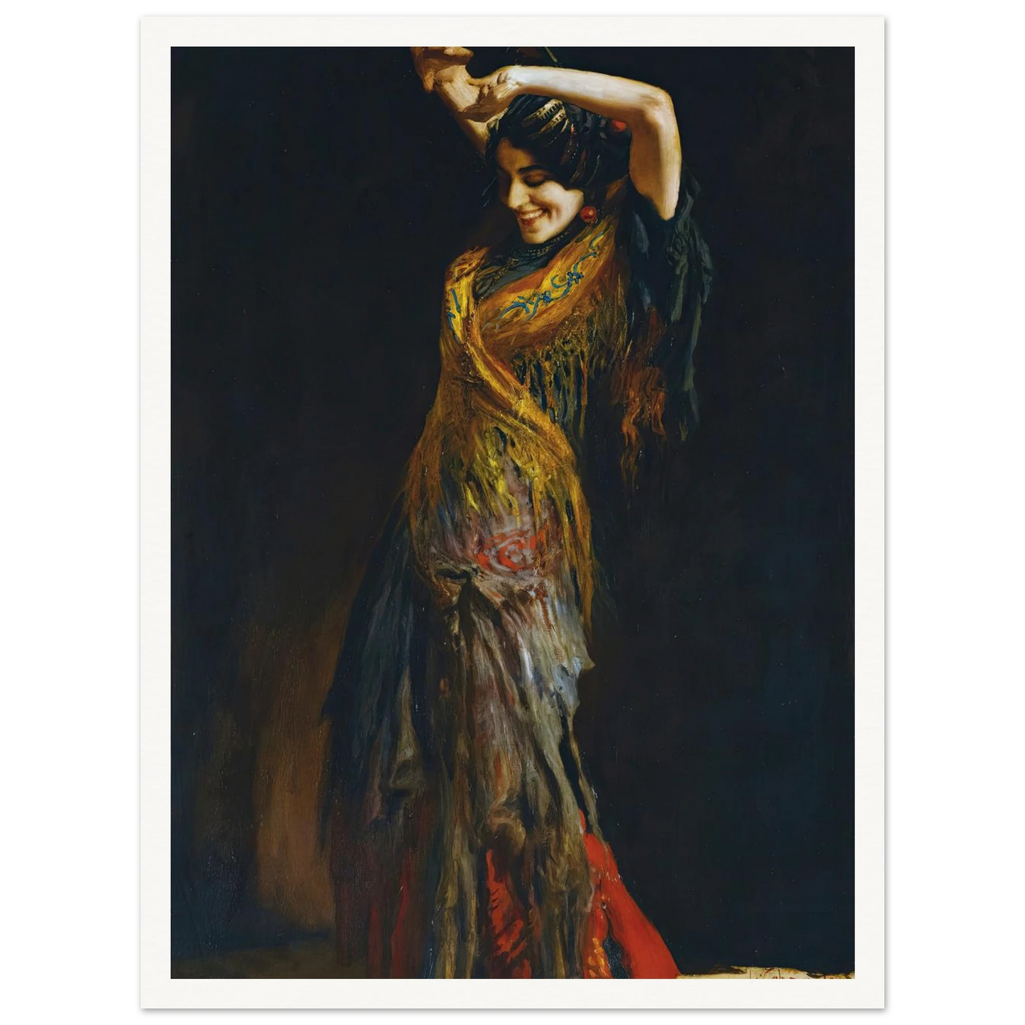 The Flamenco Dancer Art Print | Leopold Schmutzler-Quipham Collections