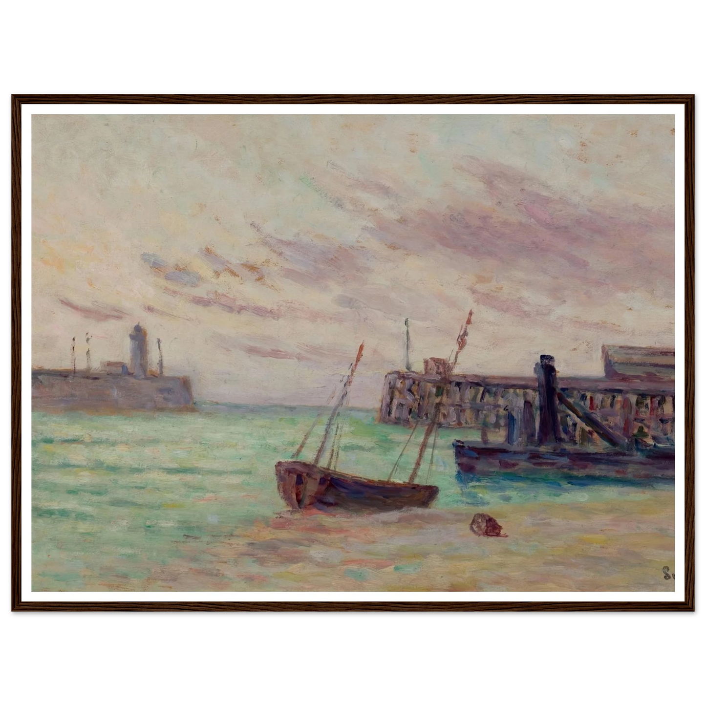 Le Entrée du Port Art Print | Maximilien Luce-Quipham Collections