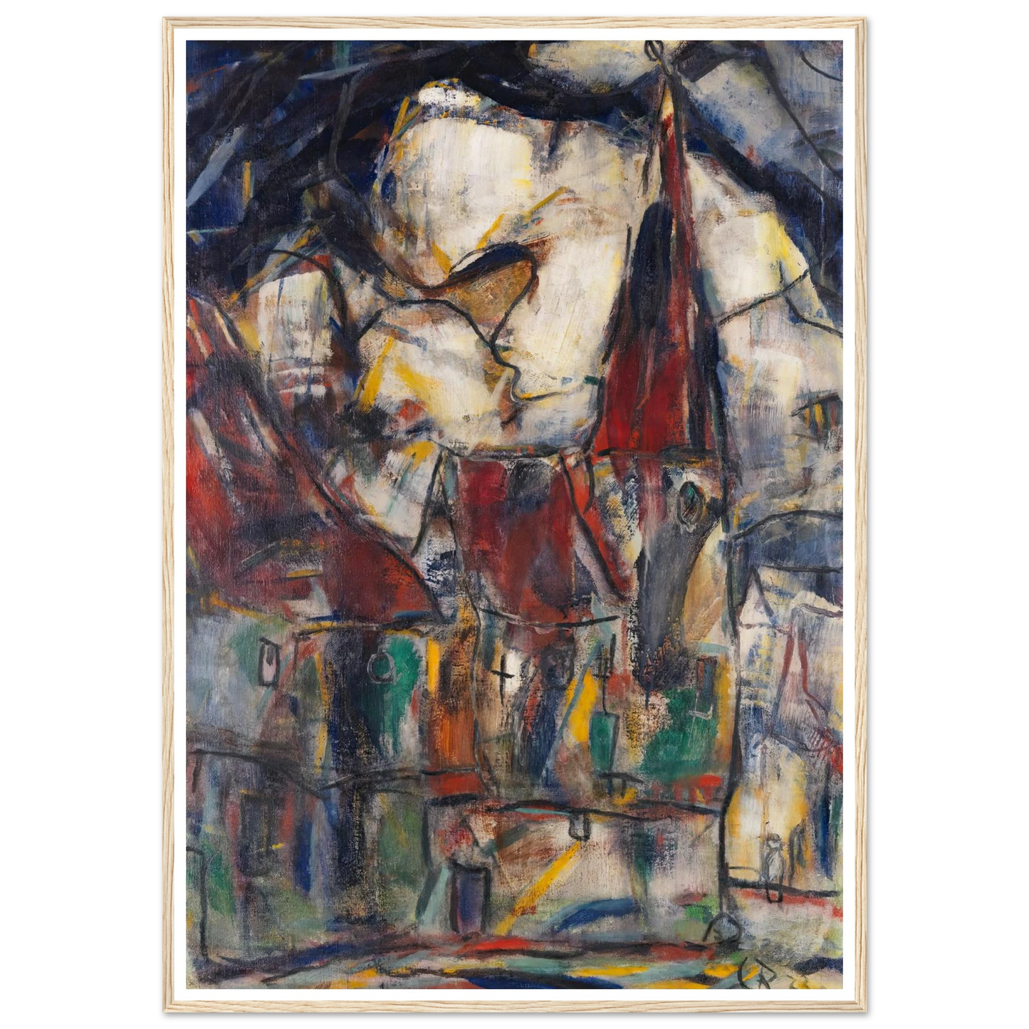 Aus Dinkelsbühl (1923) Art Print | Christian Rohlfs-Quipham Collections
