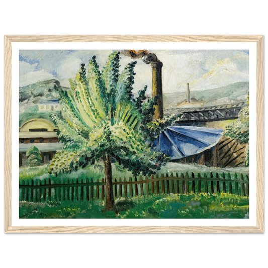 Güterbahnhof, Baumgarten vor Güterbahnhof (1927) Art Print | Paul Kleinschmidt-Quipham Collections