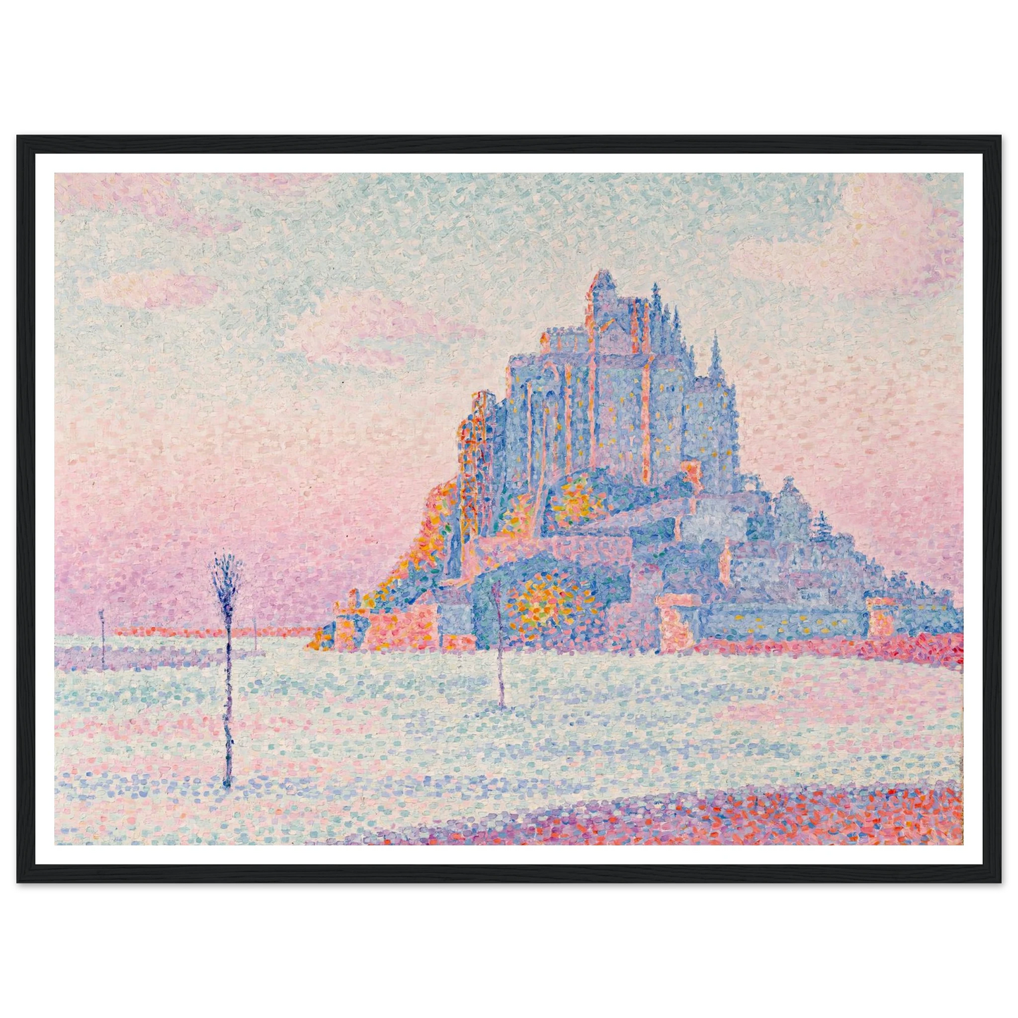 Mont Saint-Michel, Setting Sun (1897) Art Print | Paul Signac-Quipham Collections