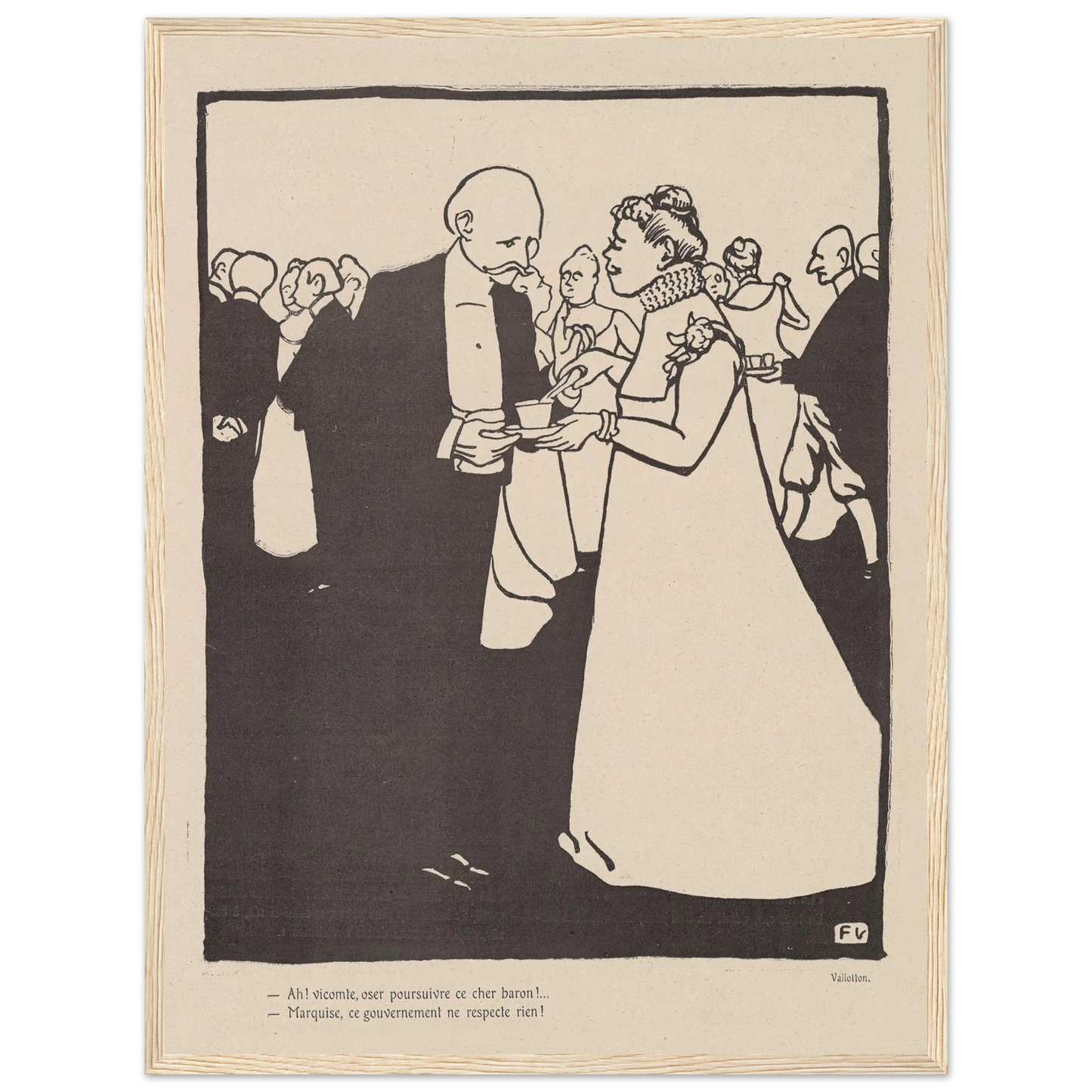 1er août 1903. Art Print | Felix Vallotton-Quipham Collections