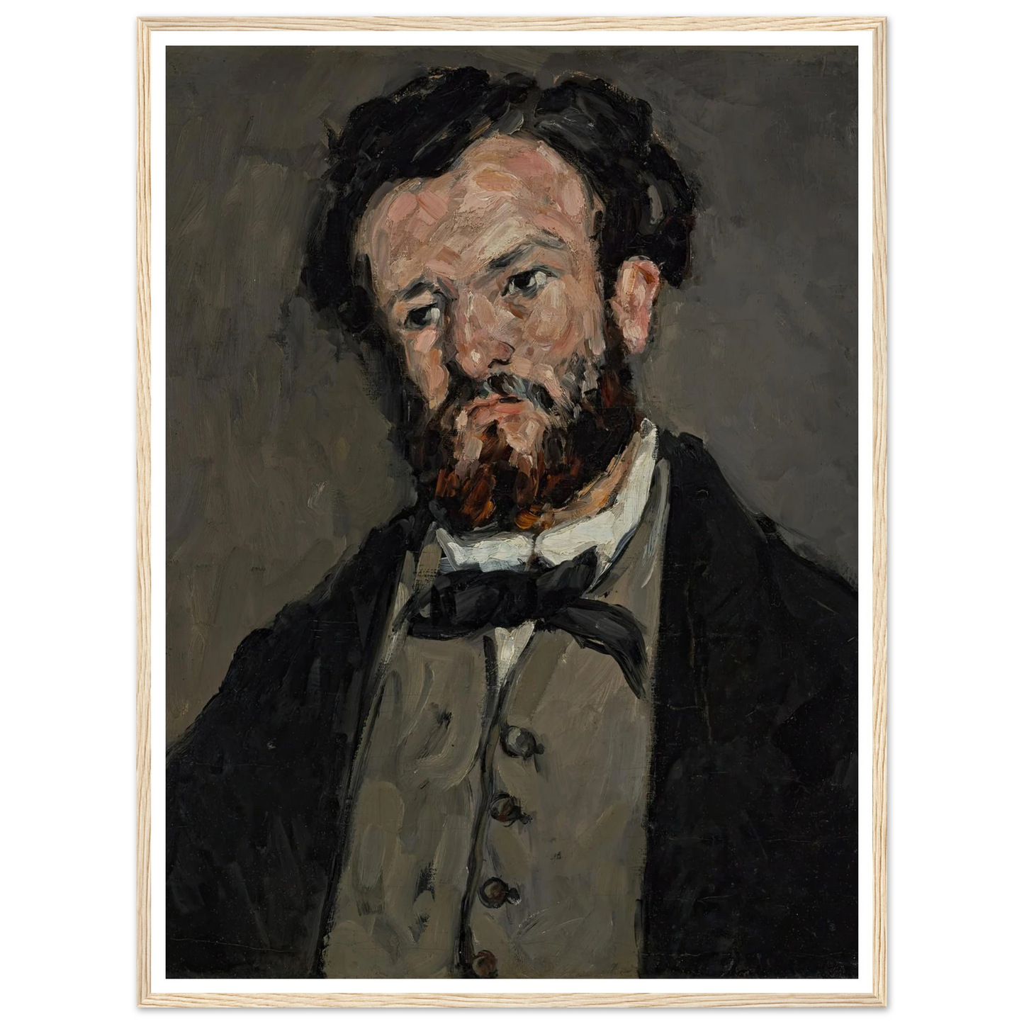 Portrait of Anthony Valabrègue Art Print | Paul Cezanne-Quipham Collections