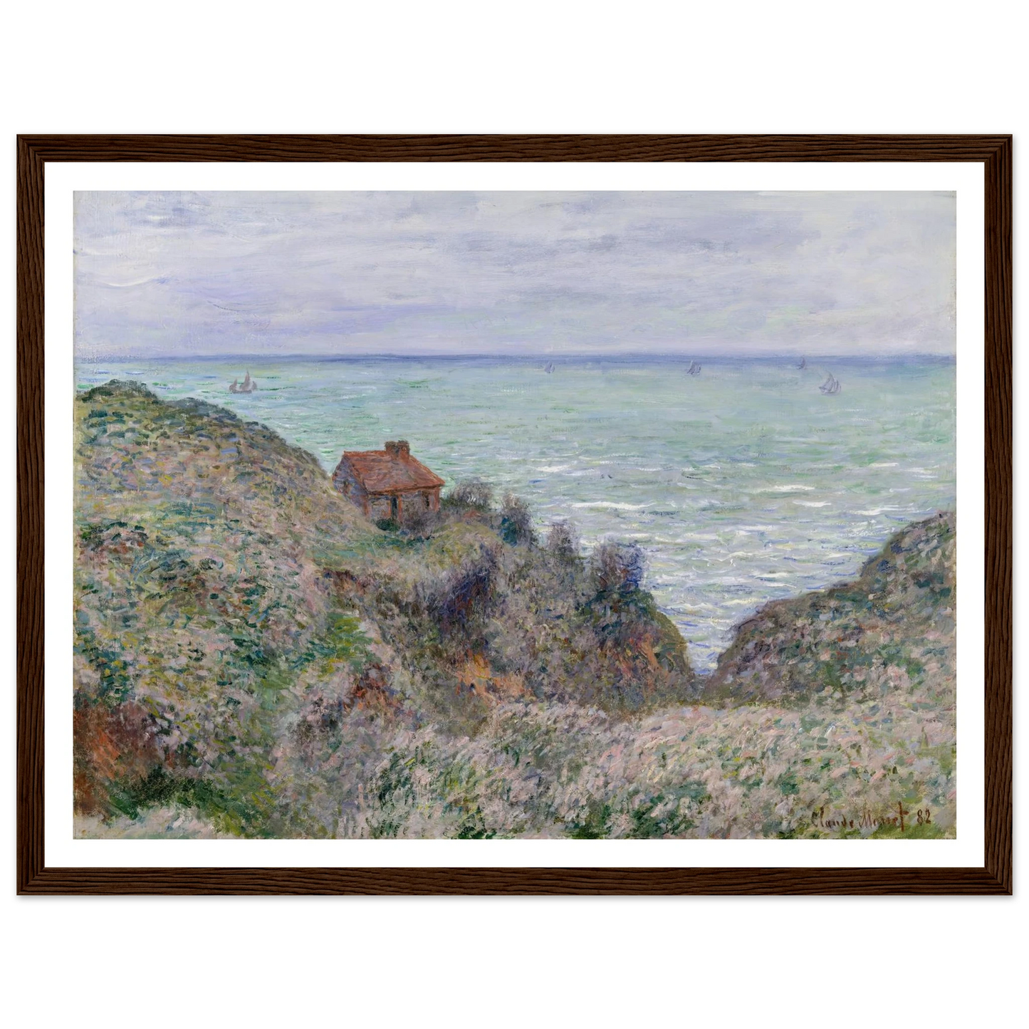 Cabin of the Customs Watch (1882) Art Print | Claude Monet-Quipham Collections