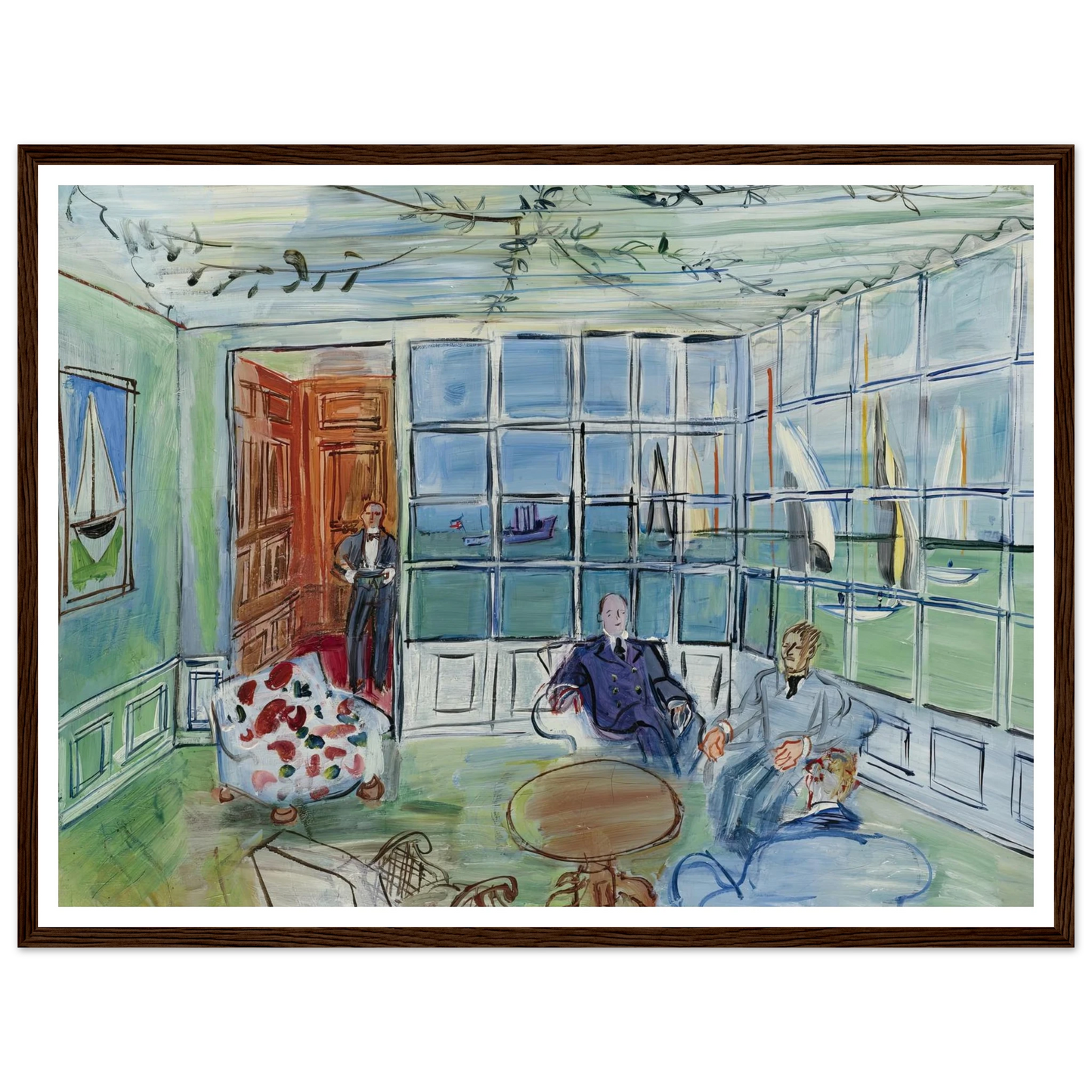 Le Royal Yacht Squadron, Cowes, Isle of Wight Art Print | Raoul Dufy-Quipham Collections