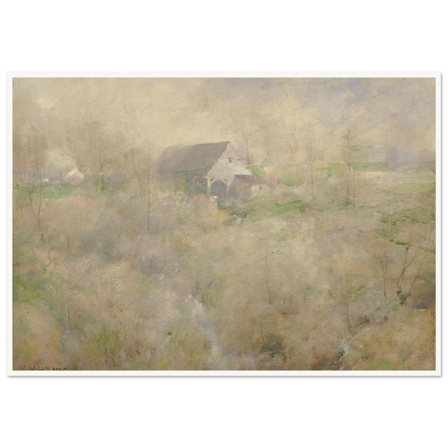 My Old Mill, Holmescroft, Near Rockville Art Print | William Henry Holmes-Quipham Collections