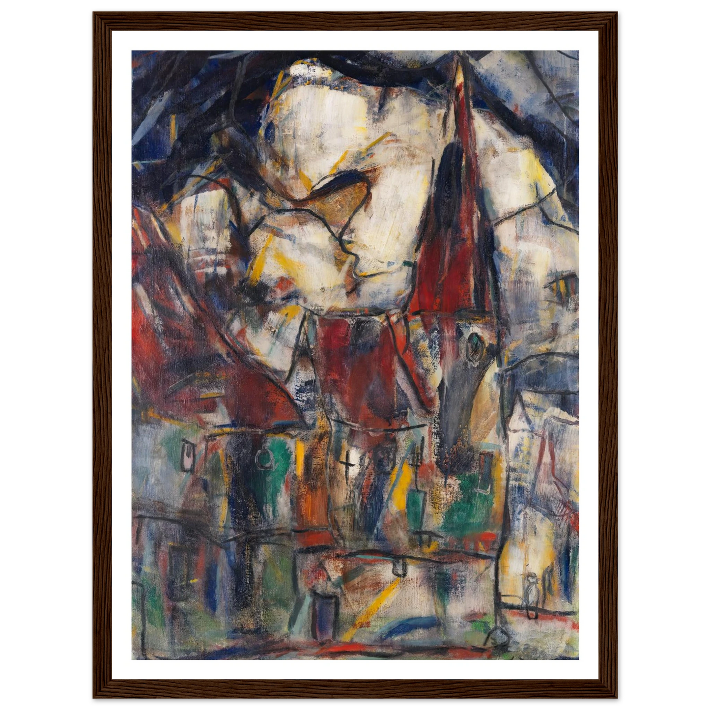 Aus Dinkelsbühl (1923) Art Print | Christian Rohlfs-Quipham Collections