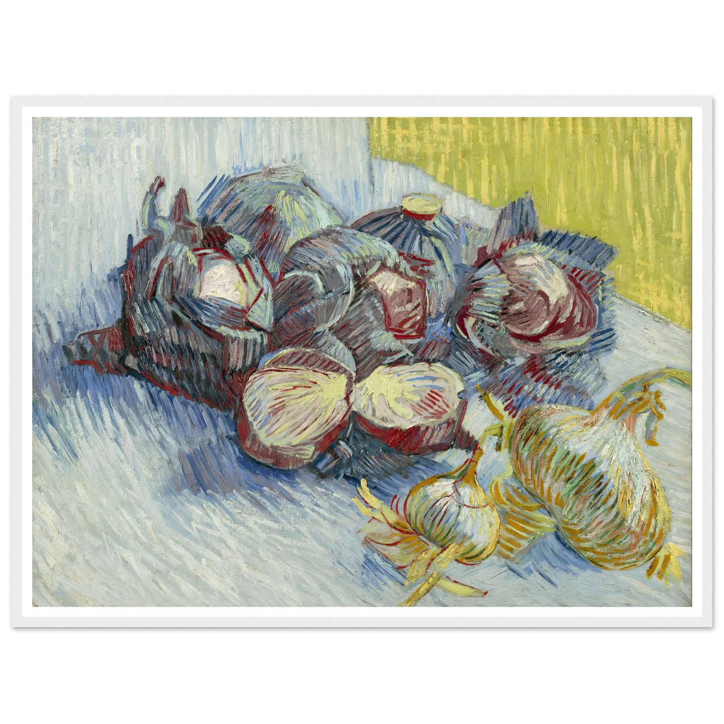 Red cabbages and onions (1887) Art Print | Vincent van Gogh-Quipham Collections