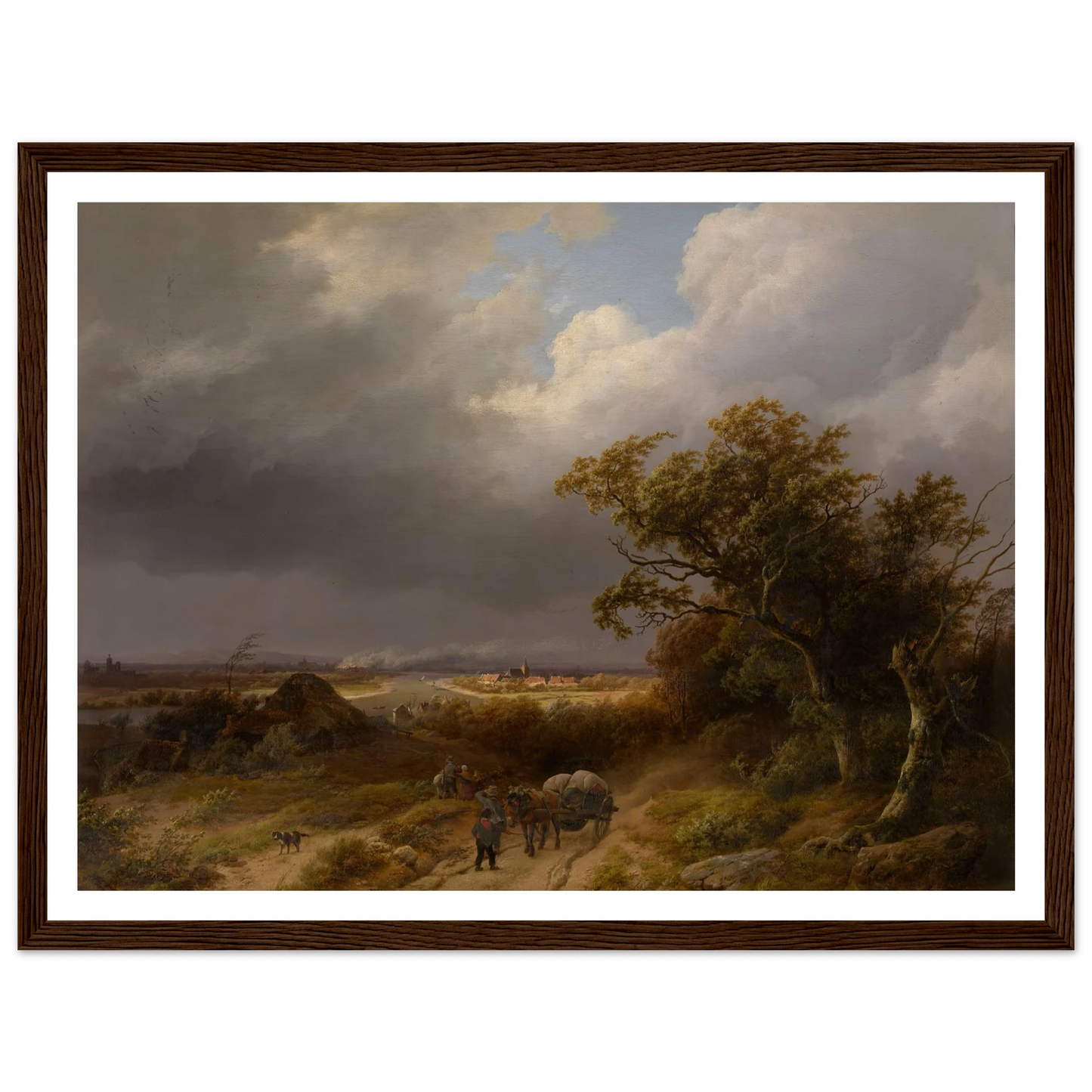 Landscape near Cleves (1846) Art Print | Barend Cornelis Koekkoek-Quipham Collections