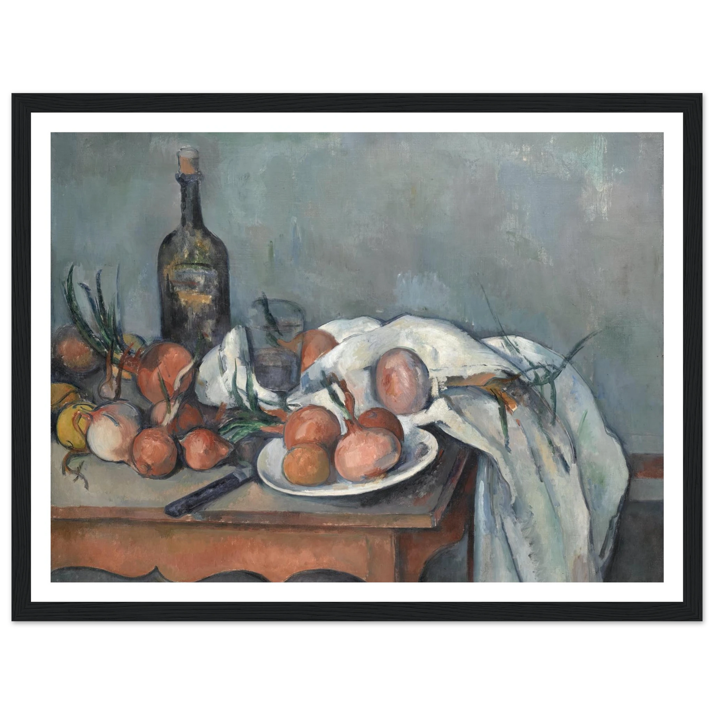 Still Life with Onions (1896 - 1898) Art Print | Paul Cezanne-Quipham Collections