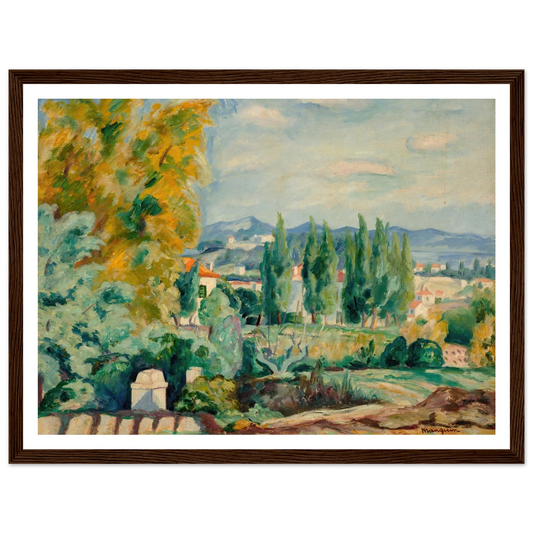 Paysage d’automne aux environs de Saint-Tropez (1922) Art Print | Henri Manguin-Quipham Collections