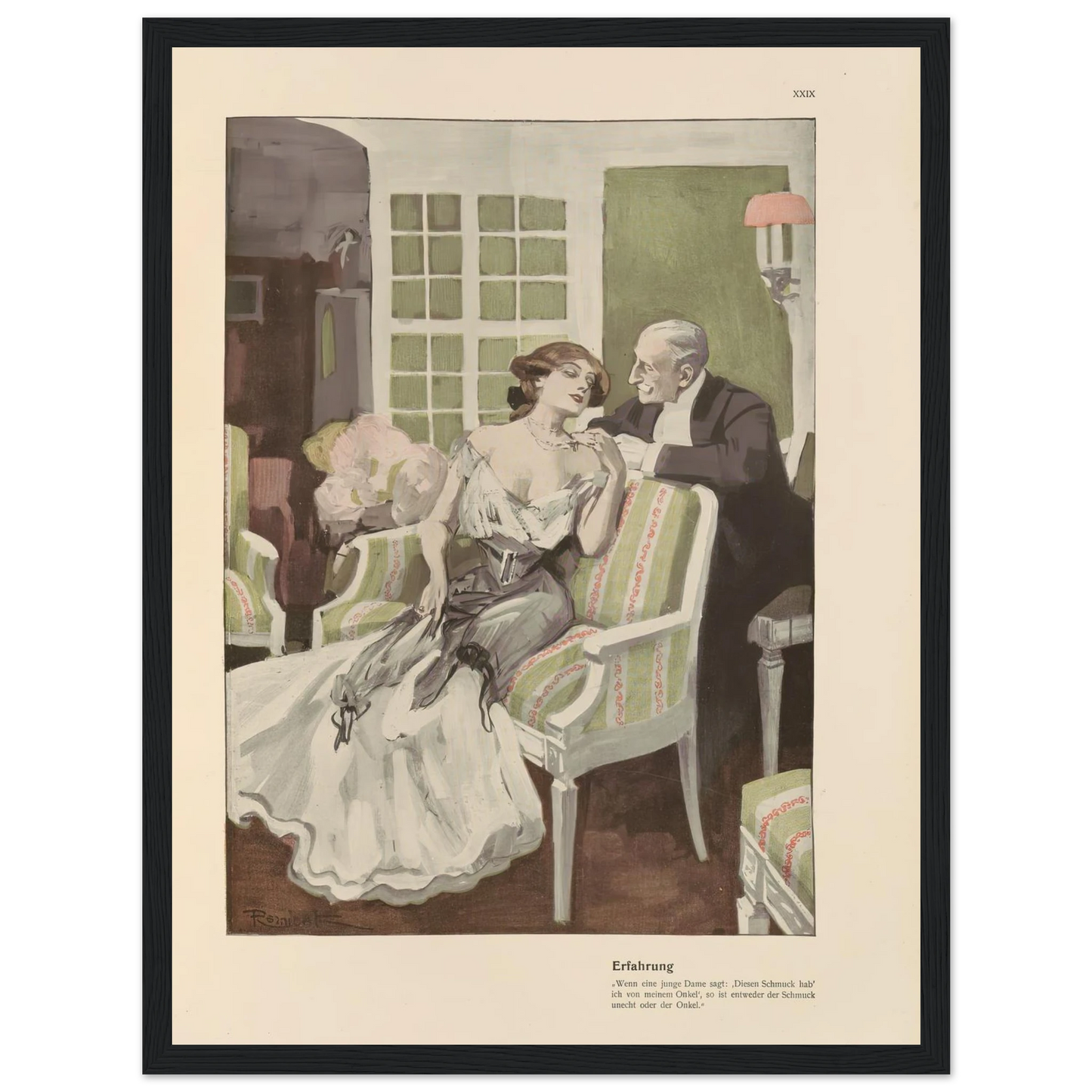 Erfahrung (1908) Art Print | Ferdinand Freiherr von Reznicek-Quipham Collections
