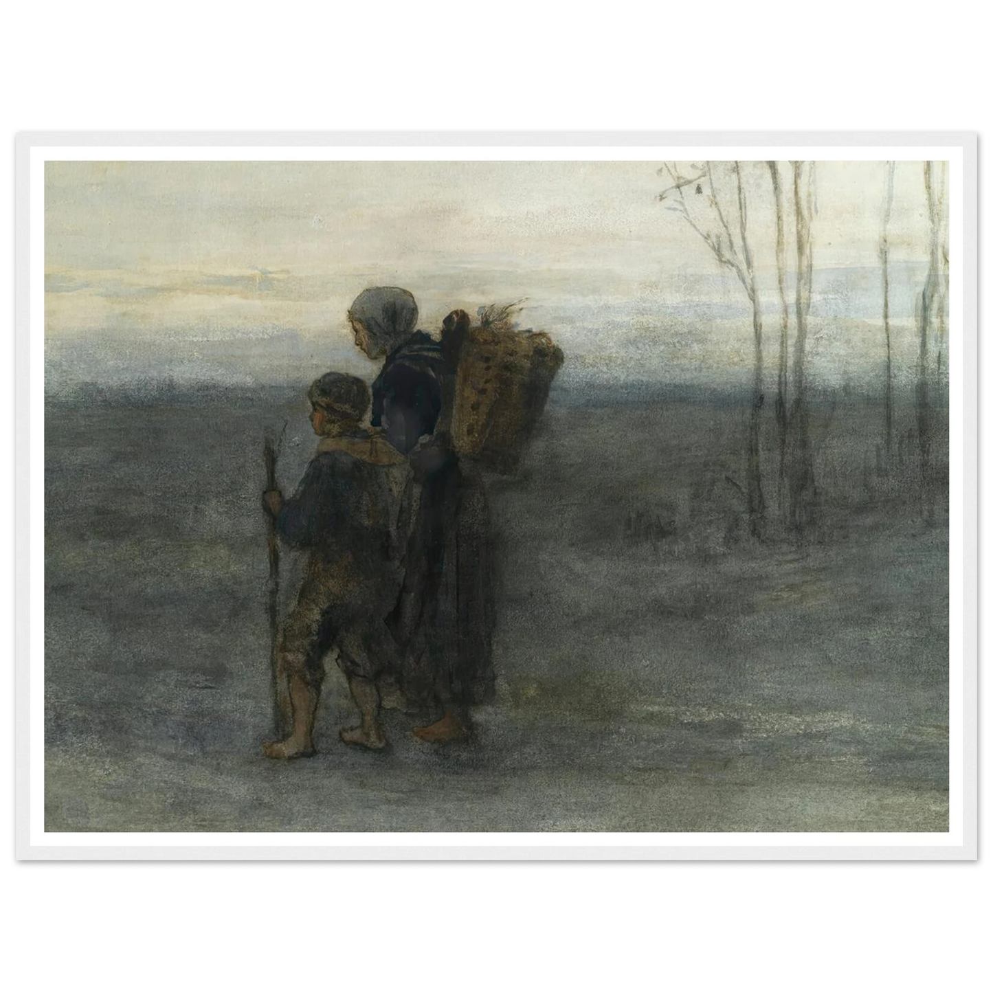 Homeward bound Art Print | Jozef Israels-Quipham Collections