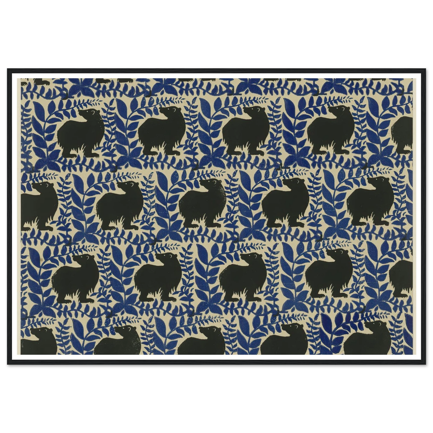 Buntpapier (Bären) (1902 - 1906) Art Print | Maria von Uchatius-Quipham Collections