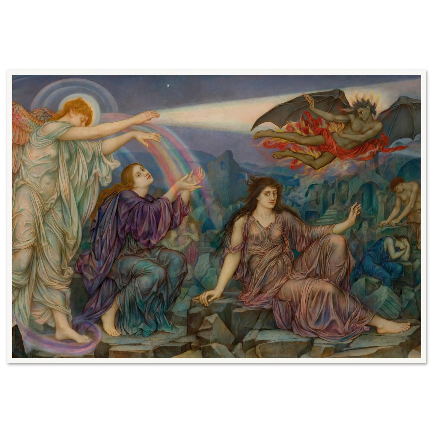 The Search-Light Art Print | Evelyn de Morgan-Quipham Collections