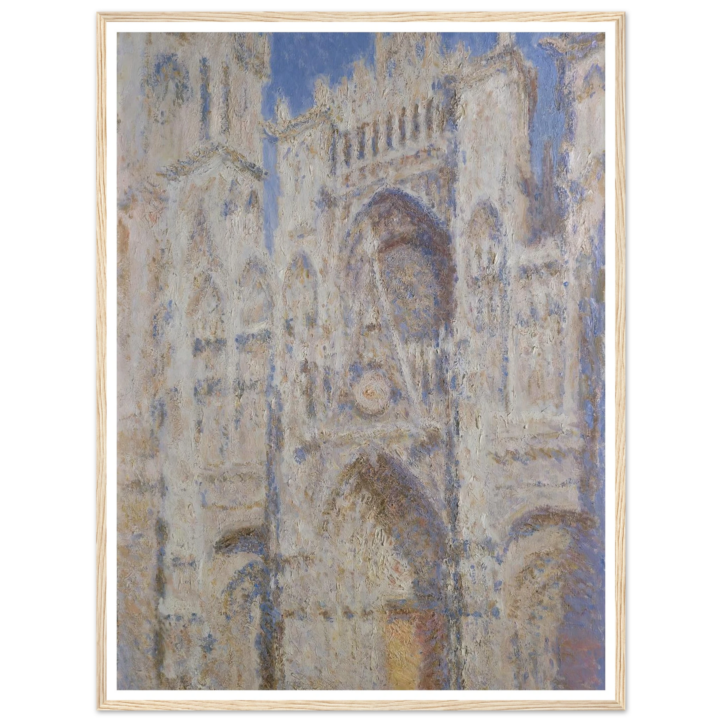 Rouen Cathedral; The Portal (Sunlight) (1894) Art Print | Claude Monet-Quipham Collections