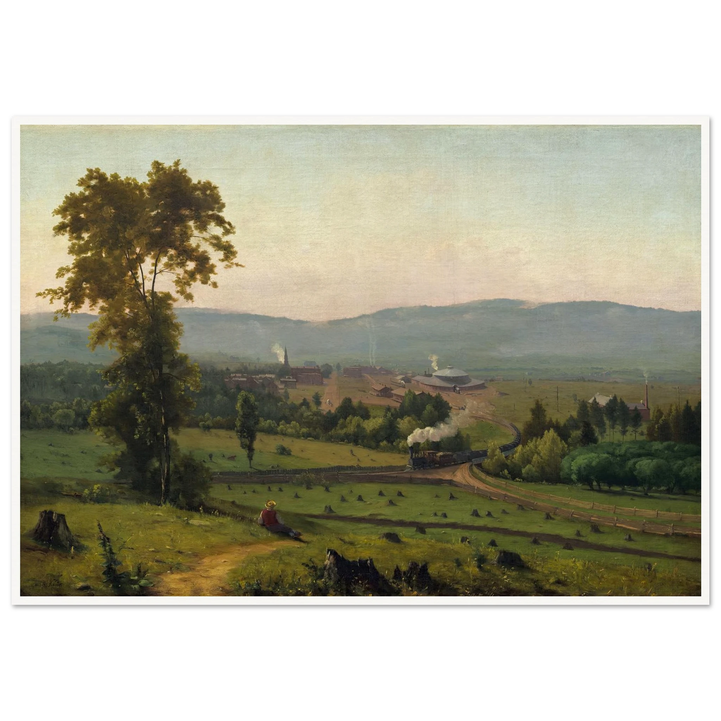 The Lackawanna Valley (c. 1856) Art Print | George Inness-Quipham Collections
